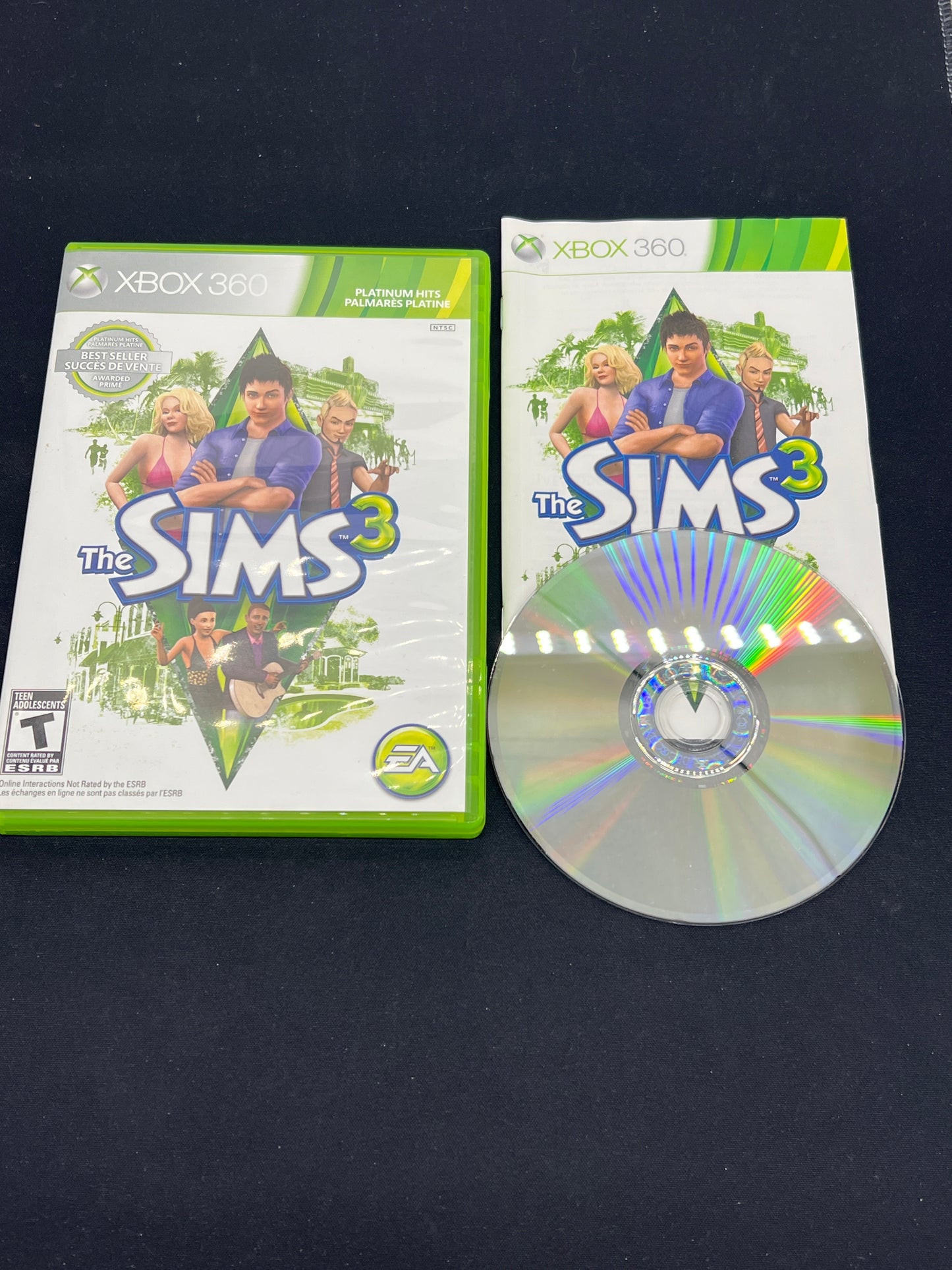 Auction Lot 171: XBOX 360 Video Game The Sims 3 CIB