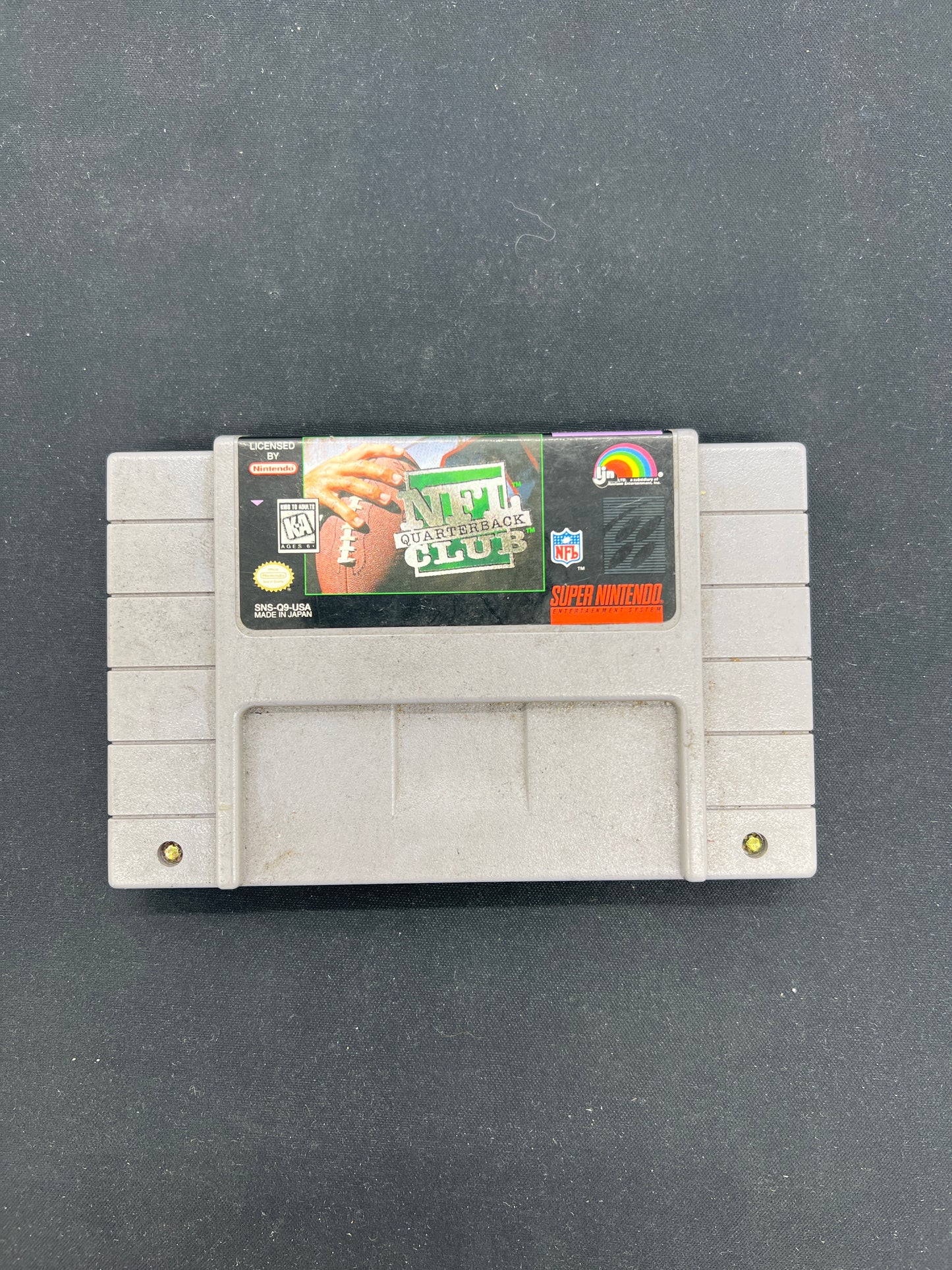 Auction Lot 33: SNES Video Game NFL Quarterback Club