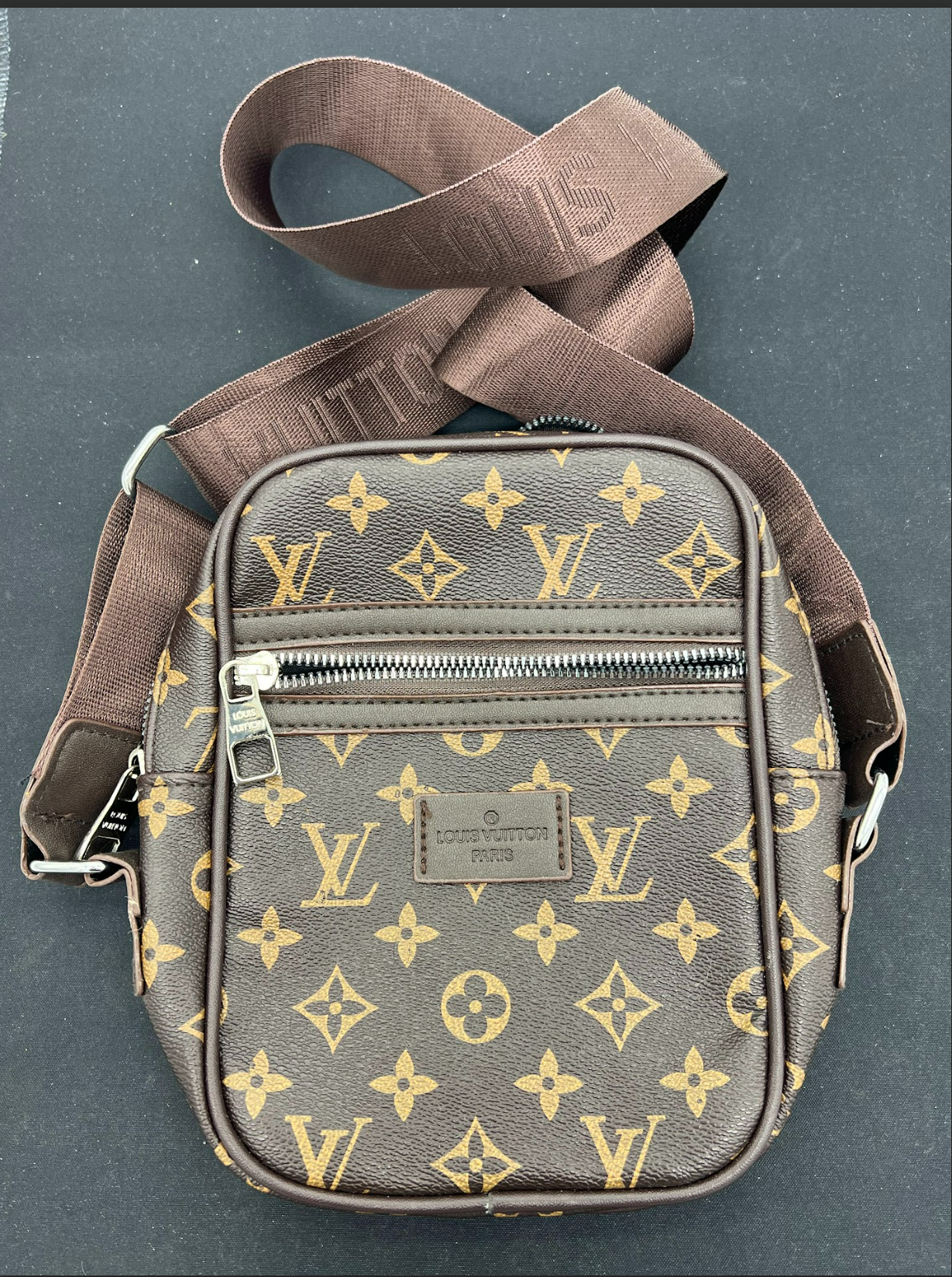 Auction Lot 125: Louis Vuitton Accessory Sling Bag Authenticity Unknown