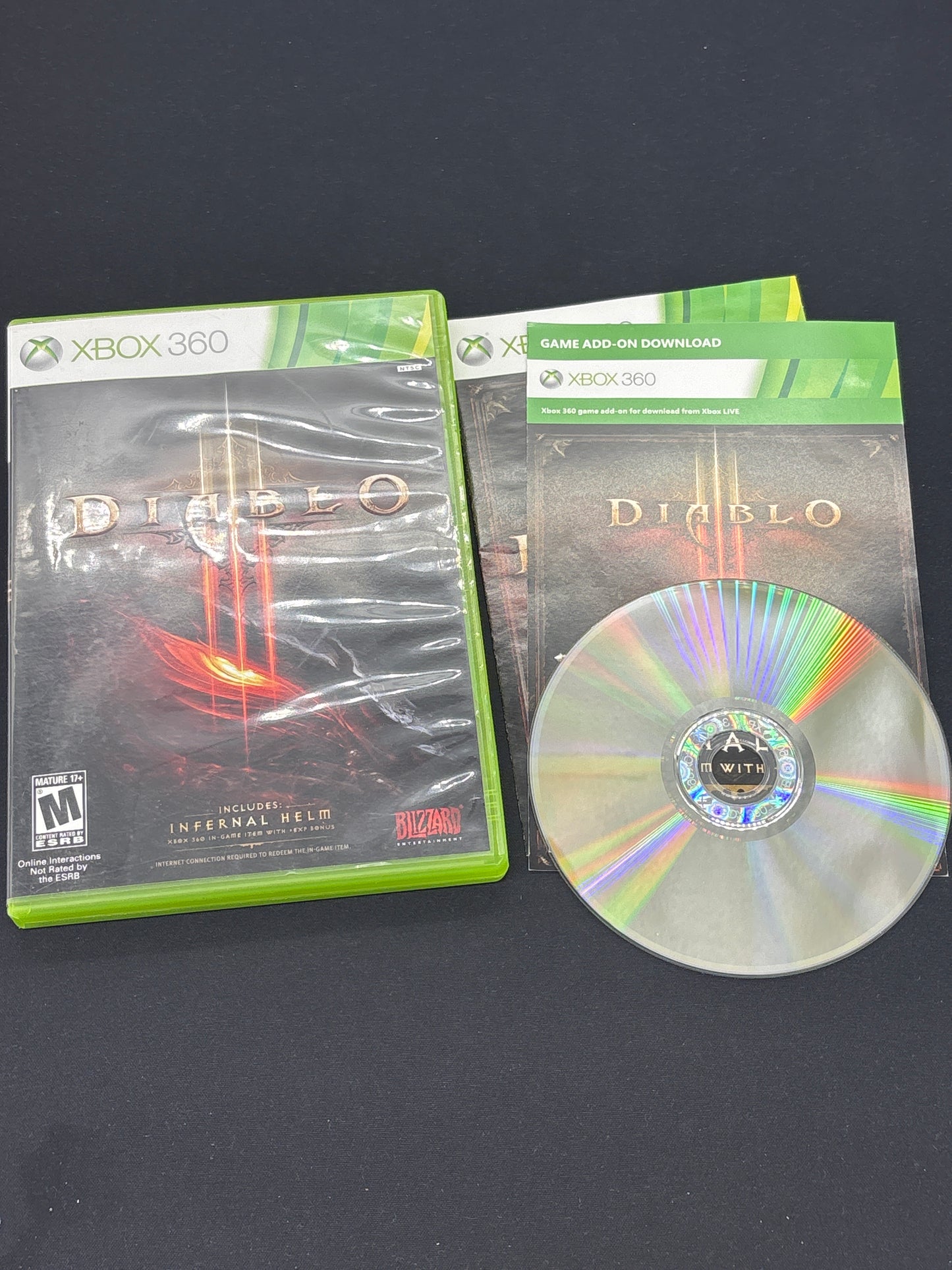Auction Lot 139: XBOX 360 Diablo 3 With Case & Disc