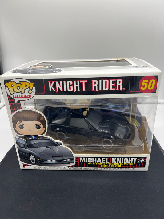 Auction Lot 1: Funko POP 50 Knight Rider Michael Knight Sealed