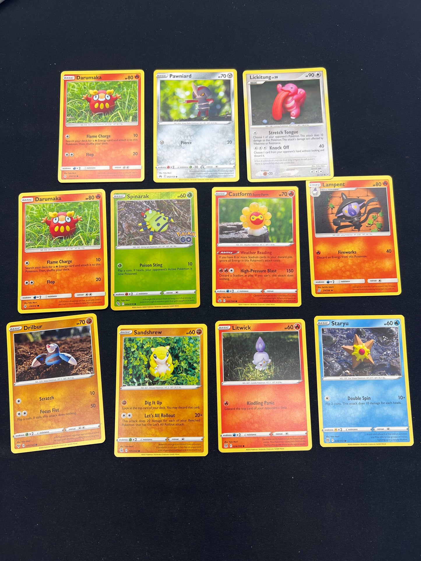 Auction Lot 461: Pokémon Cards Lot of 11 Cards Conditions Vary