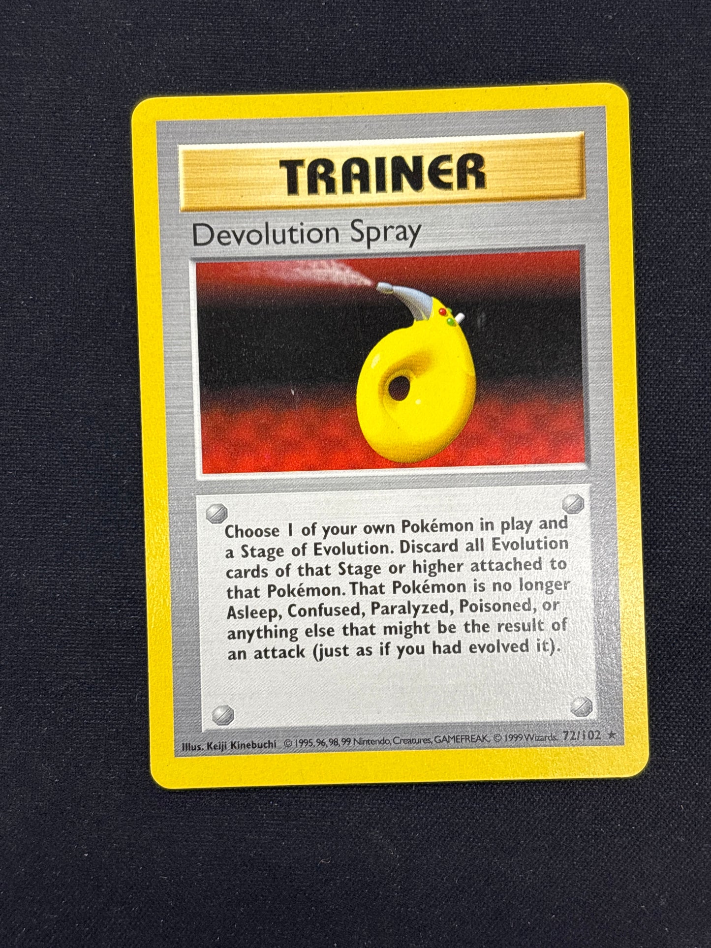 Auction Lot 88: Pokemon Card Devolution Spray Base Set Conditions Vary