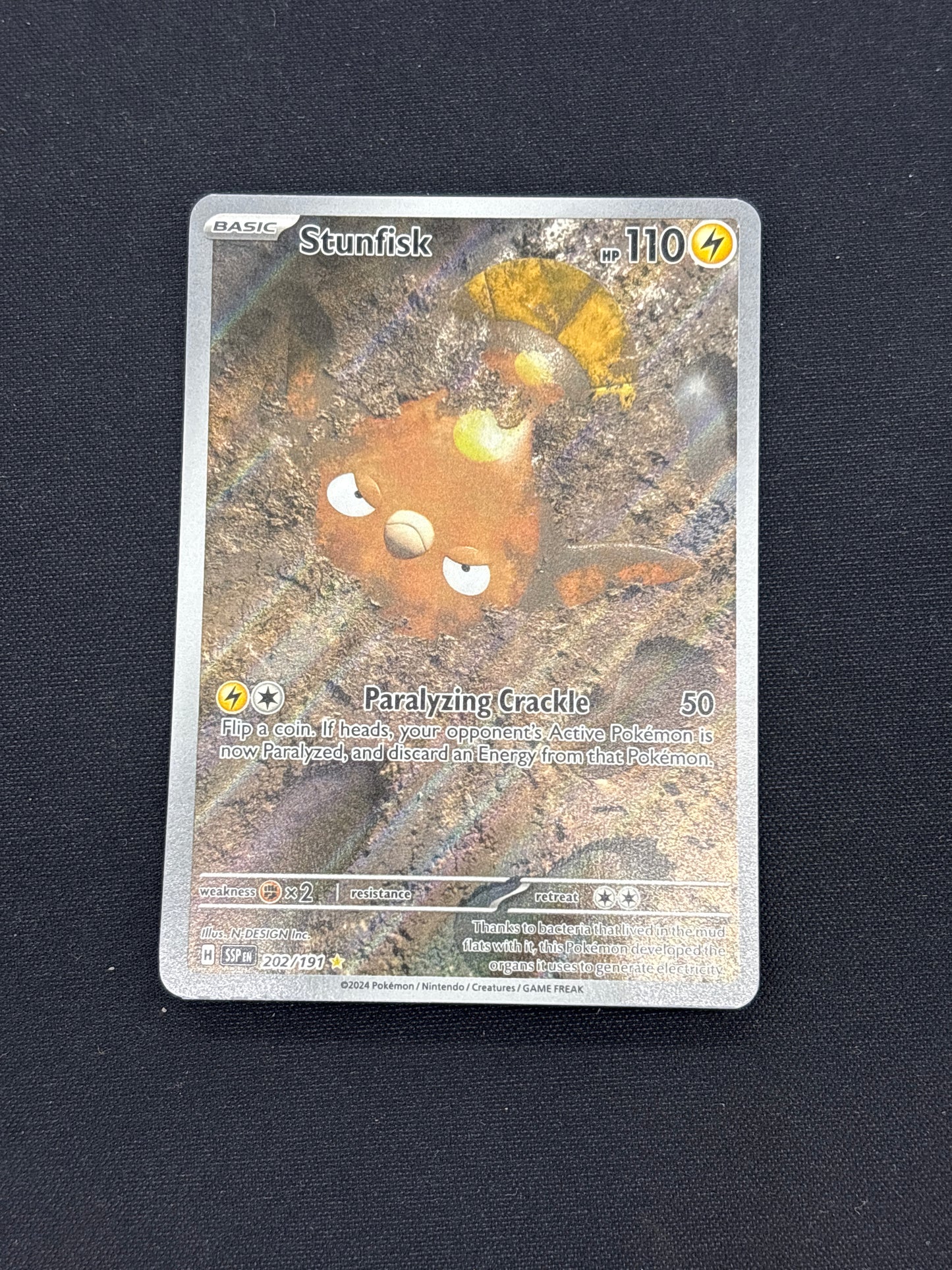 Auction Lot 334: Pokemon Cards Stunfisk Surging Sparks Conditions Vary