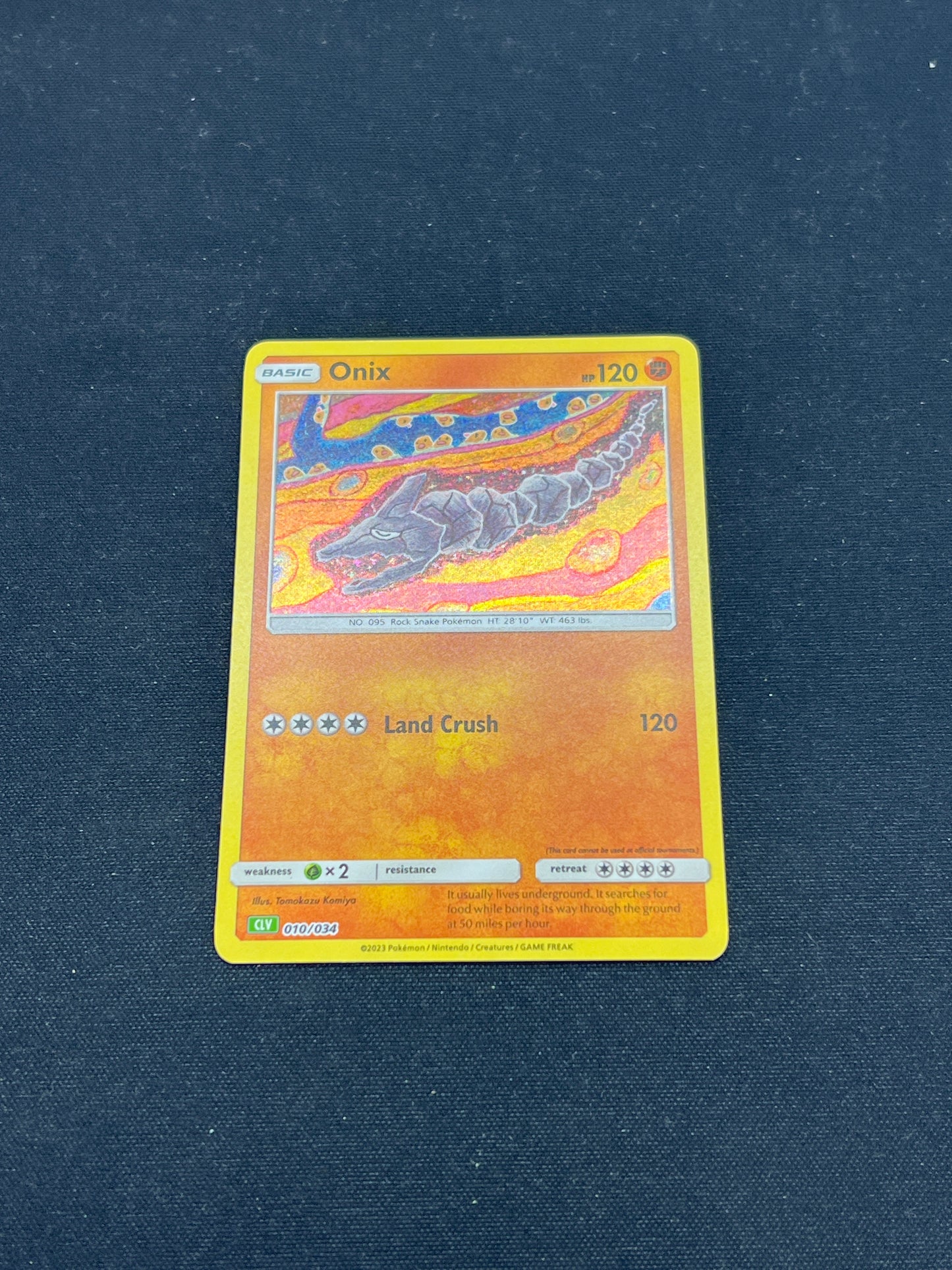 Auction Lot 291: Pokemon Cards Onix Holo TCG Classic Conditions Vary