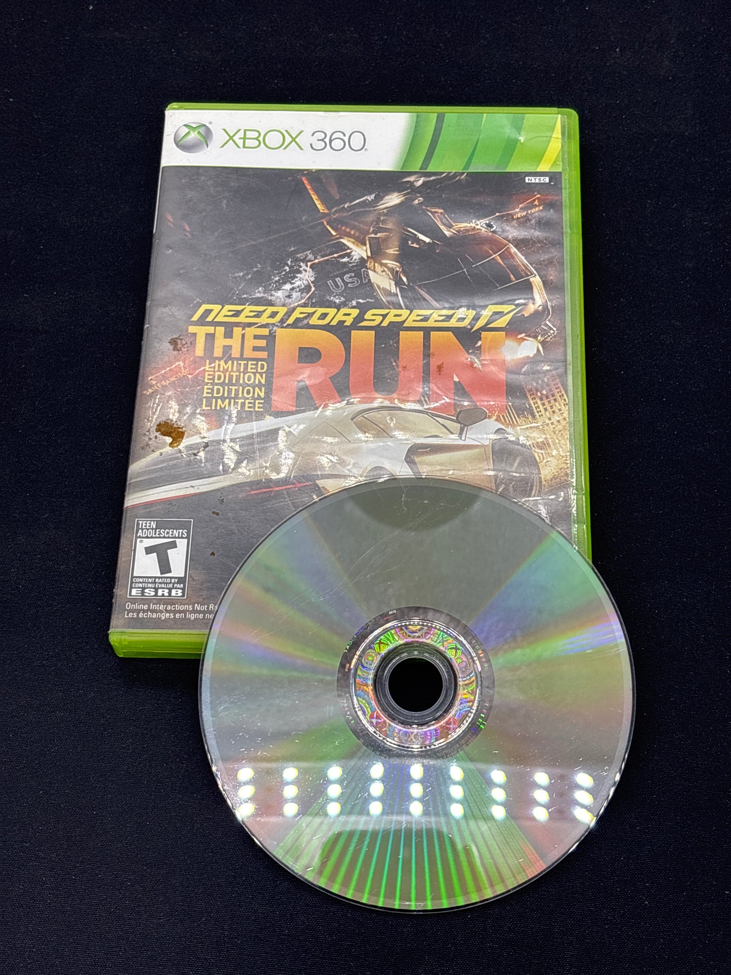 Auction Lot 137: Need For Speed Run Video Game XBOX 360