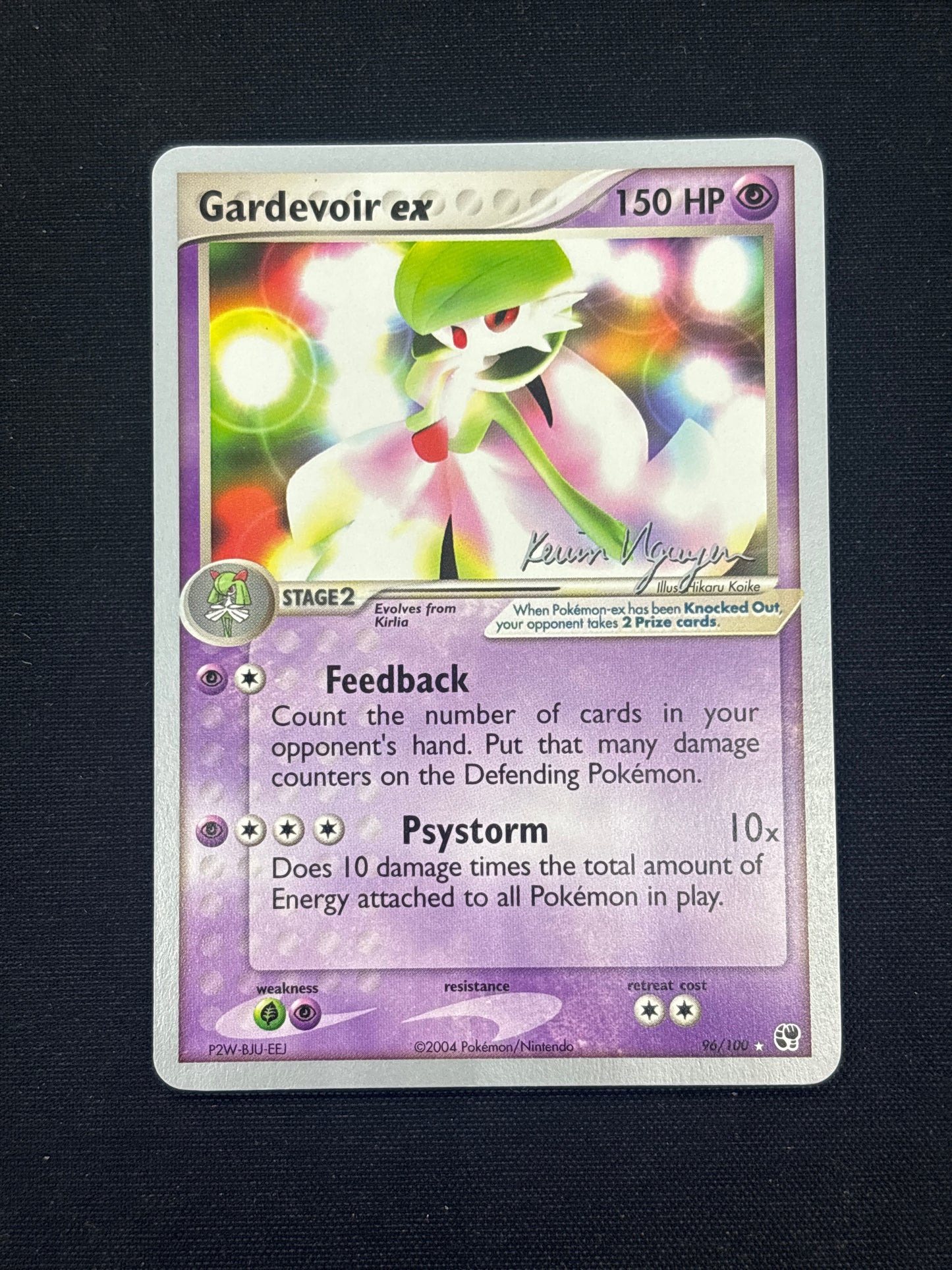 Auction Lot 17: Pokemon Cards Gardevoir EX World Championships Condition Vary