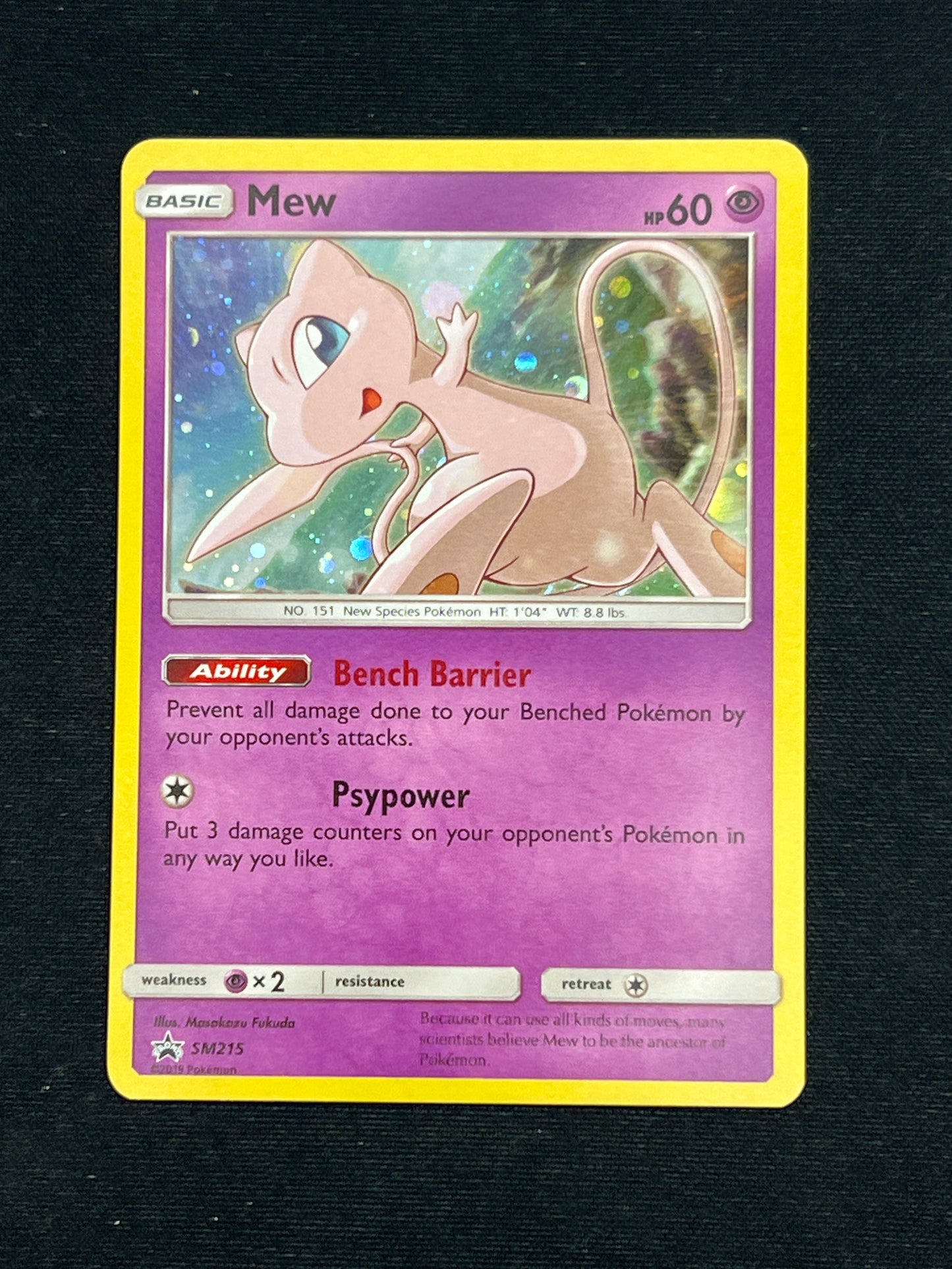 Auction Lot 409: Pokemon Cards Mew Cosmo Holo Promo Condition Vary