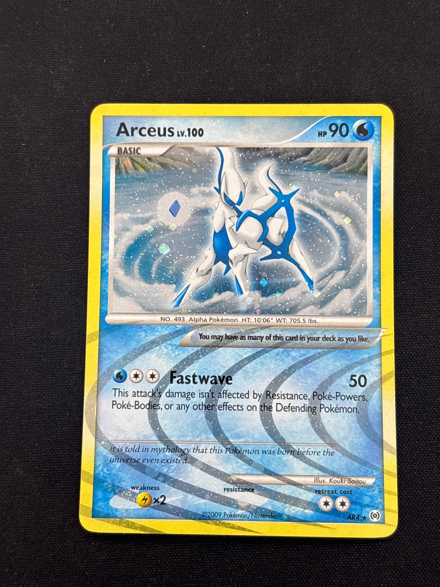Auction Lot 10: Pokemon Card Arceus DP Arceus Conditions Vary