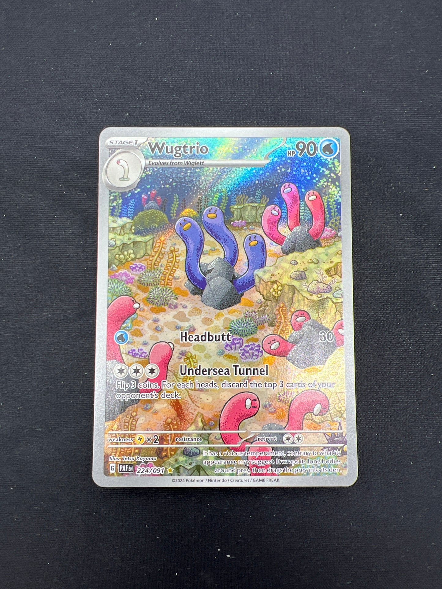 Auction Lot 266: Pokemon Cards Wugtrio Illustration Rare Conditions Vary