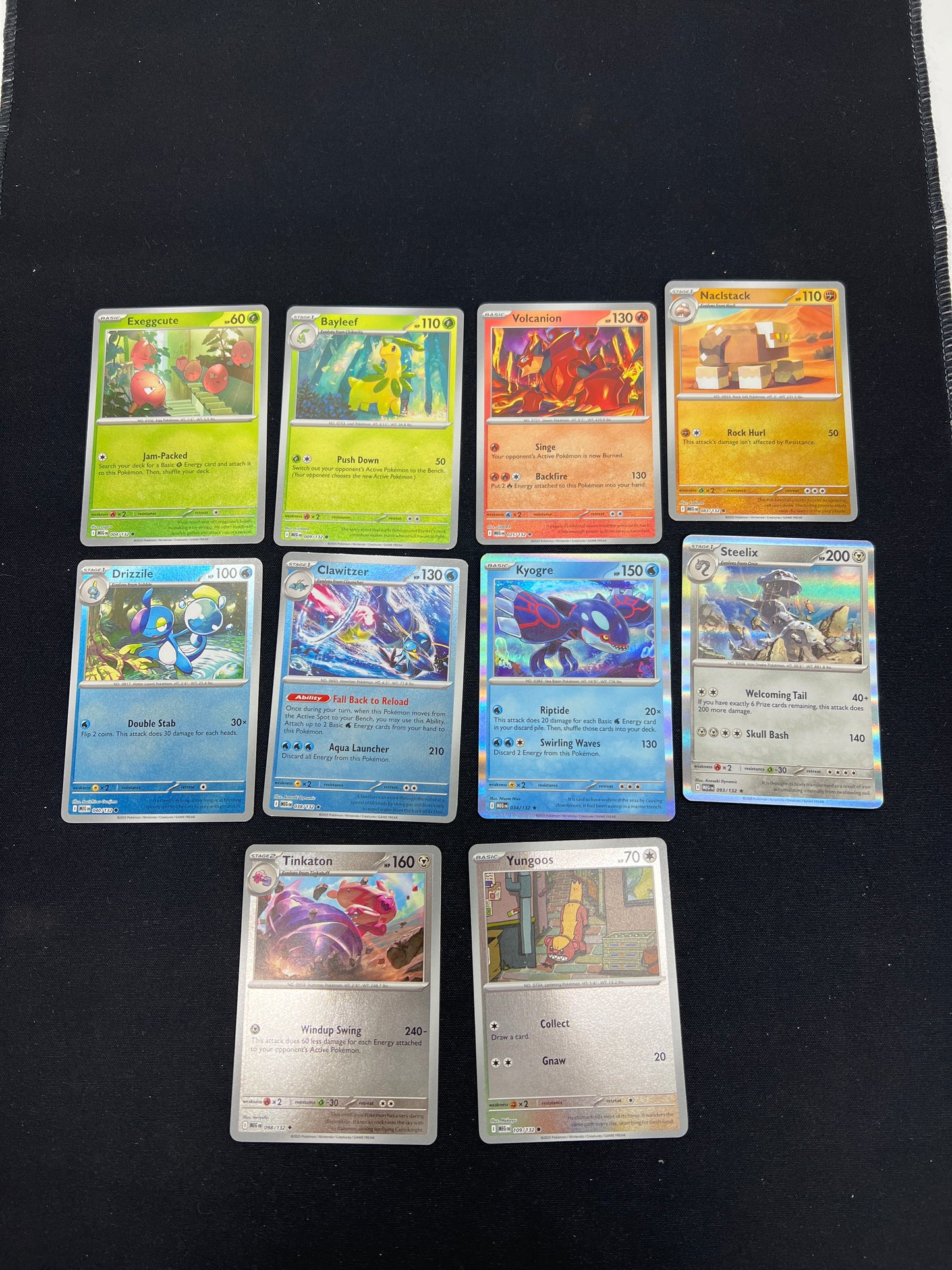 Auction Lot 226: Pokemon Cards Lot of 10 Assorted Reverse & Holos Mega Evolutions Conditions Vary