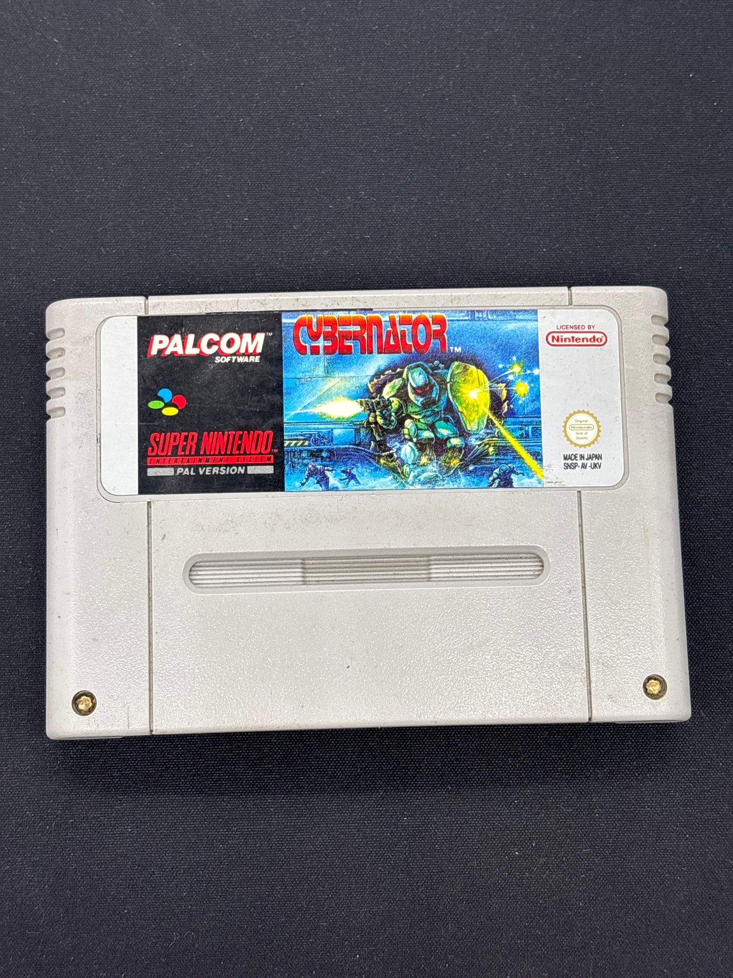 Auction Lot 123: Cybernator Video Game Japanese Nintendo SNES Loose