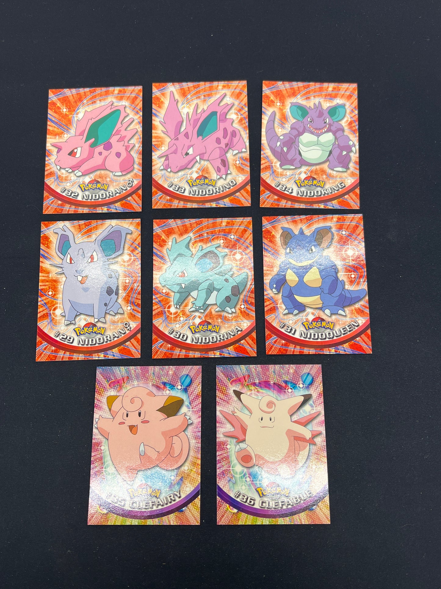 Auction Lot 19: Pokemon Topps Cards Lot of 8 Assorted Non Foils Conditions Vary