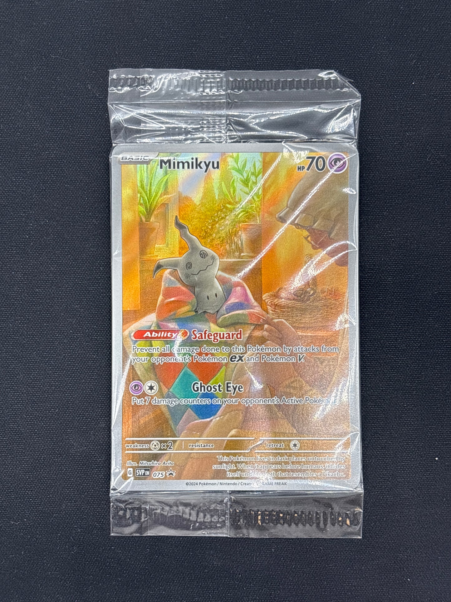 Auction Lot 42: Mimikyu Paldean Fates ETB Promo Card Sealed