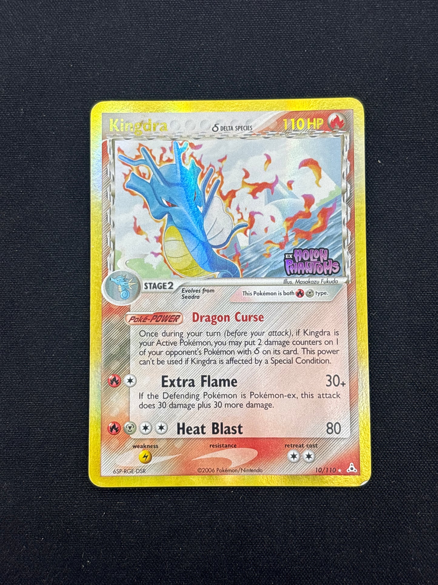 Auction Lot 263: Pokemon Cards Holon Phantoms Stamped Holo Kingdra Condition Vary