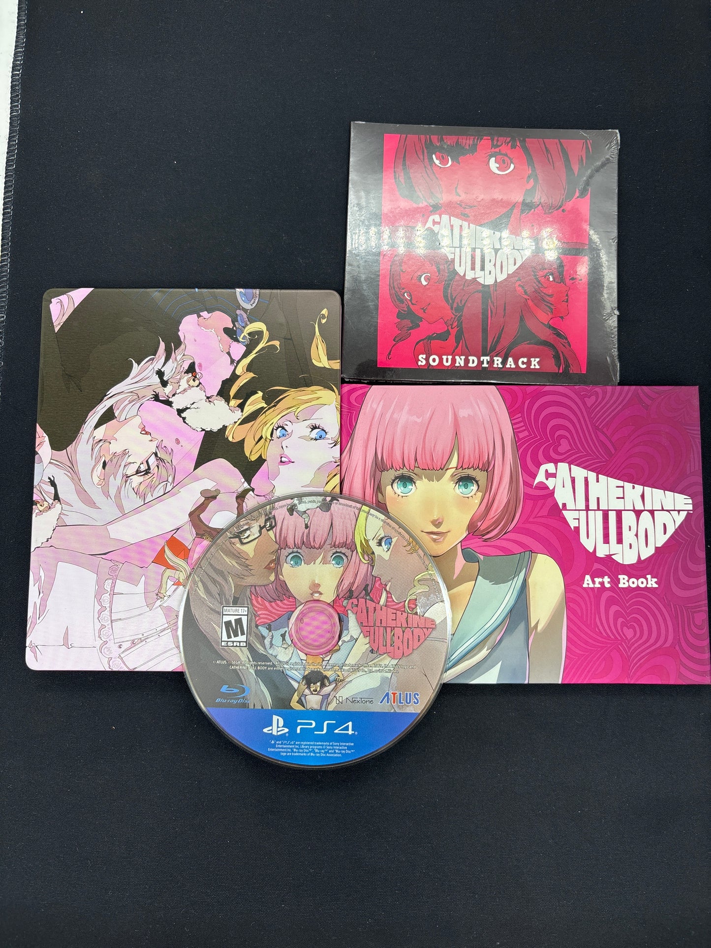 Auction Lot 217: Catherine Fullbody Video Game Steelbook Collection with Artbook and Soundtrack