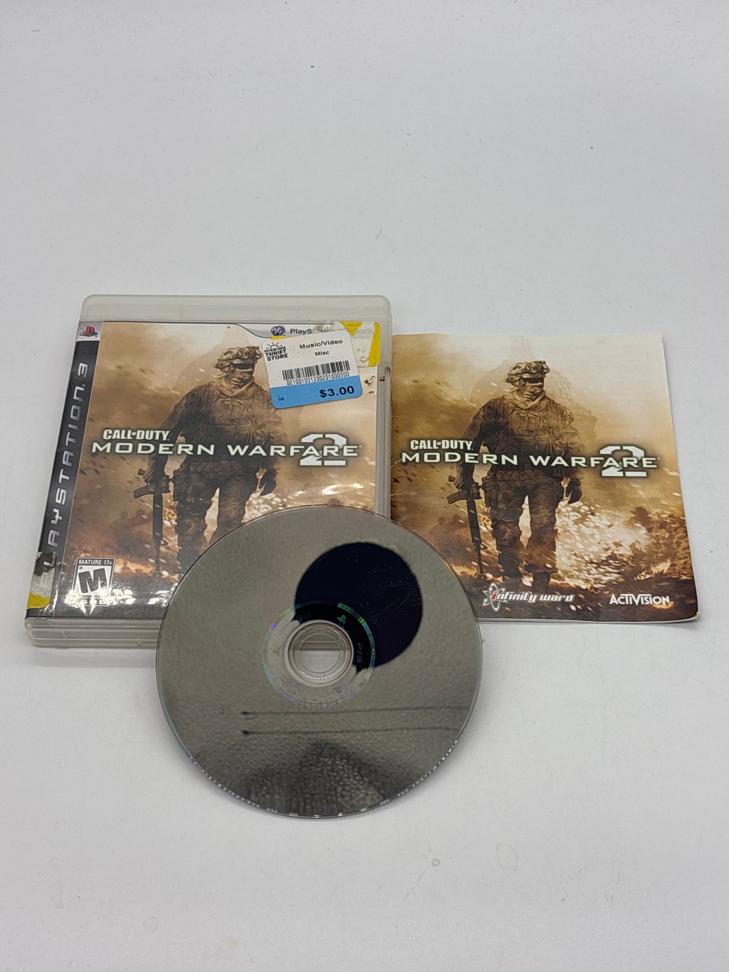 Auction Lot 88: Call of Duty Modern Warfare 2 Video Game Playstation 3 CIB