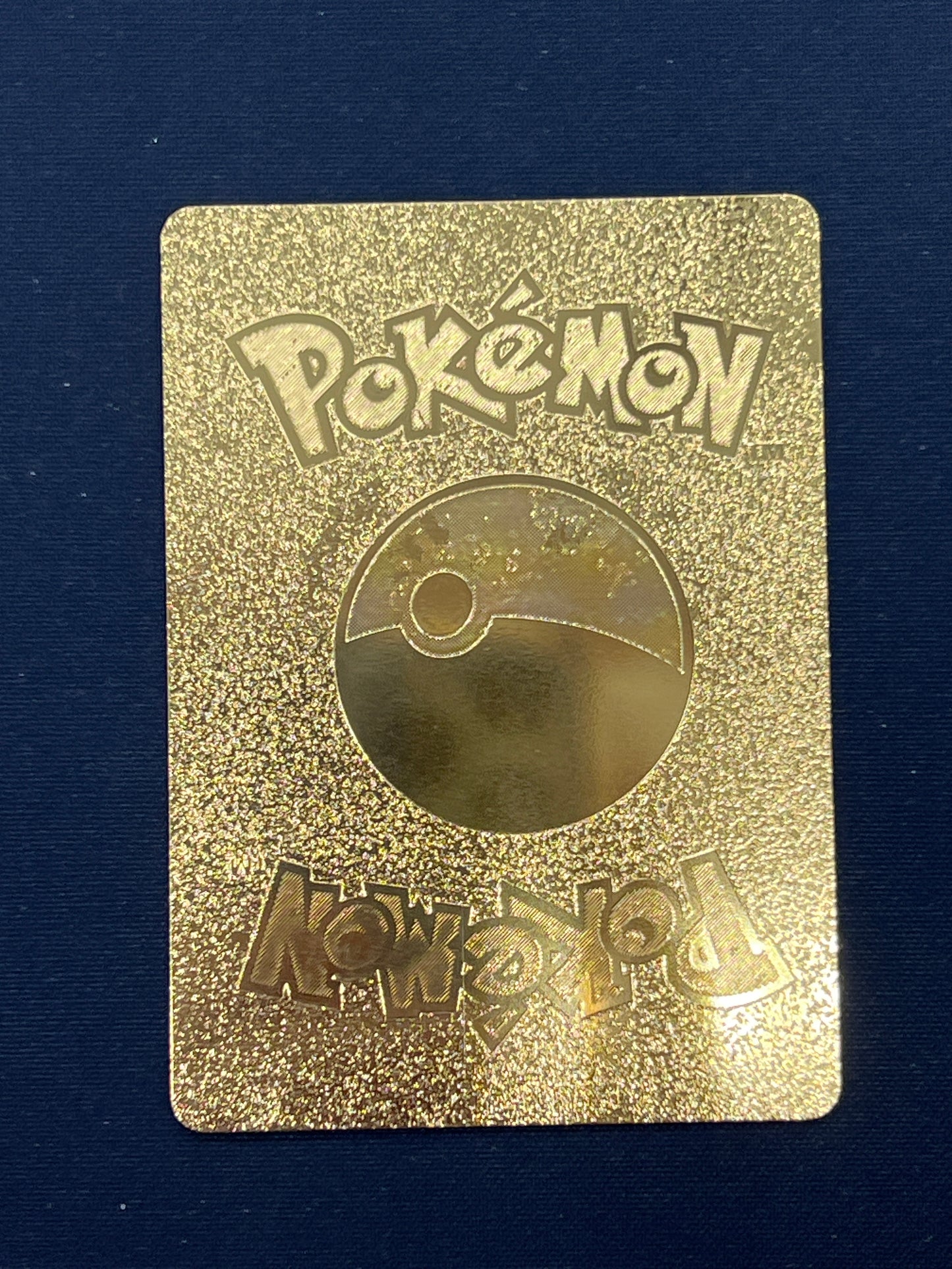 Auction Lot 154: Pokemon Card CUSTOM Gold Mega Rayquaza Pikachu Poncho Conditions Vary