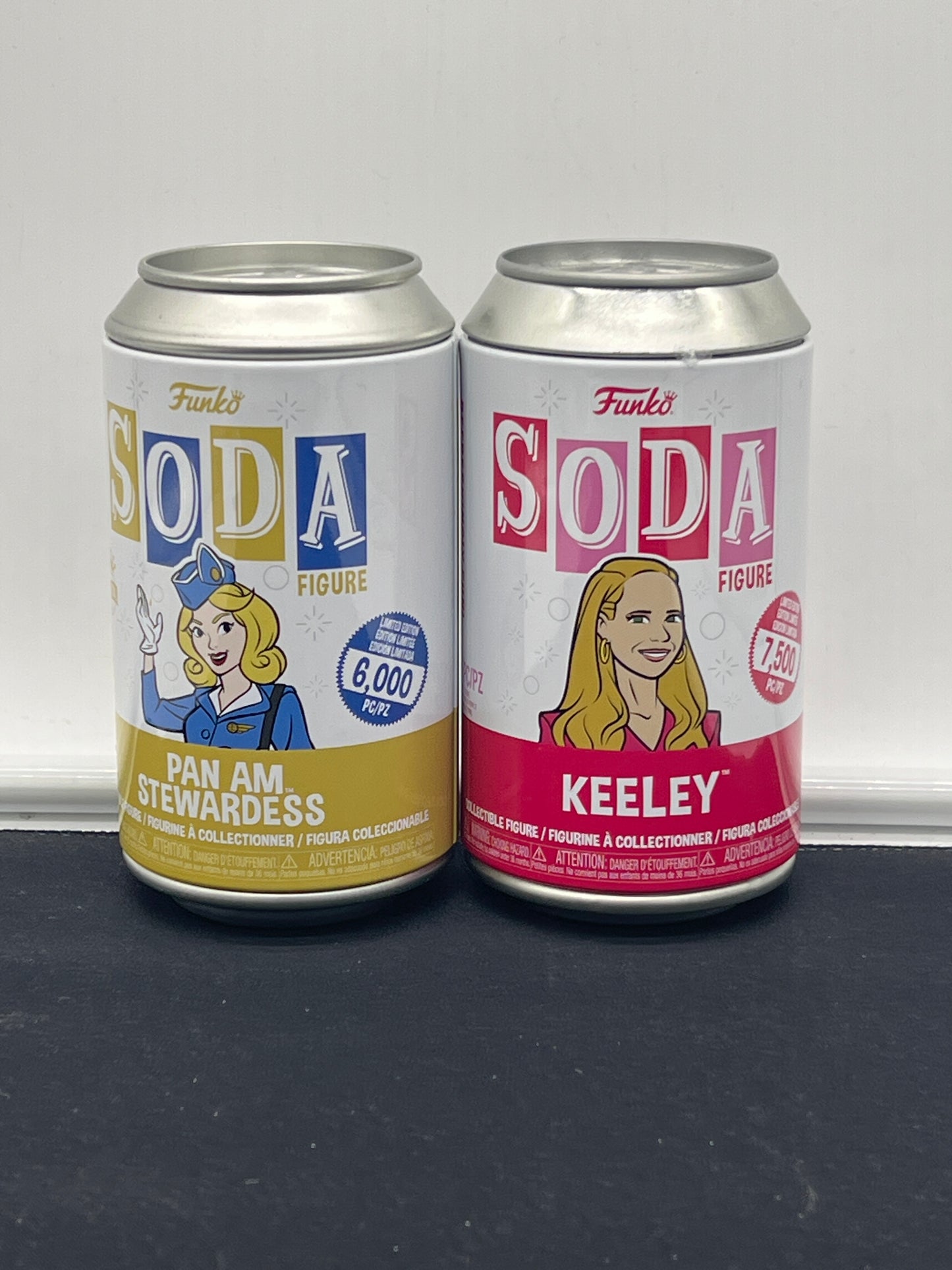 Auction Lot 140: Funko Soda Lot of 2 Keeley & Pan Am Stewardess