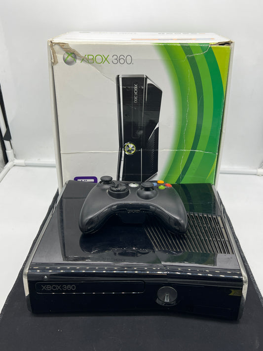 Auction Lot 12: XBOX 360 Console 250GB Complete With Cord and Controllers In Box