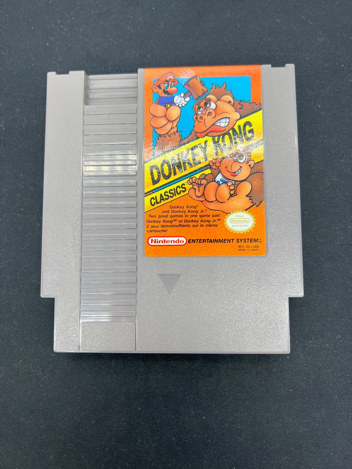 Auction Lot 195: Nintendo NES Donkey Kong Classics Cartridge Only