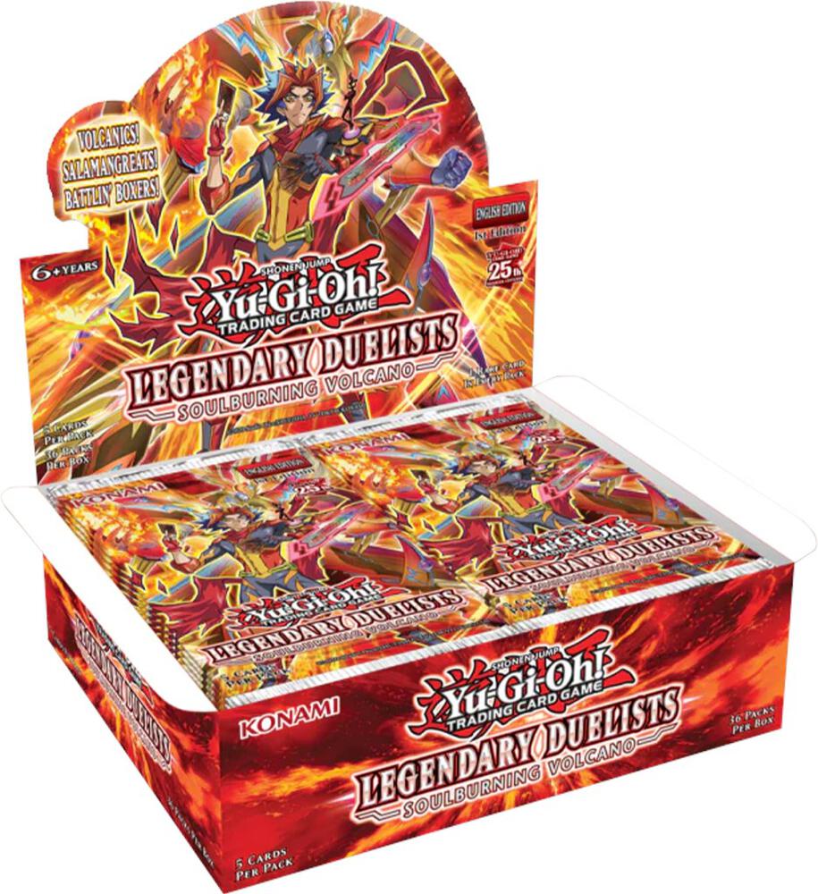 YuGiOh Legendary Duelists Soulburning Volcano Booster Box
