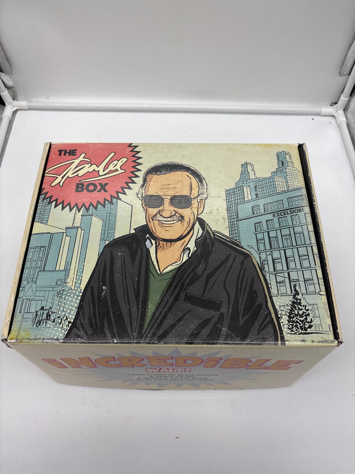 Auction Lot 17: The Stan Lee Box with Content Inside