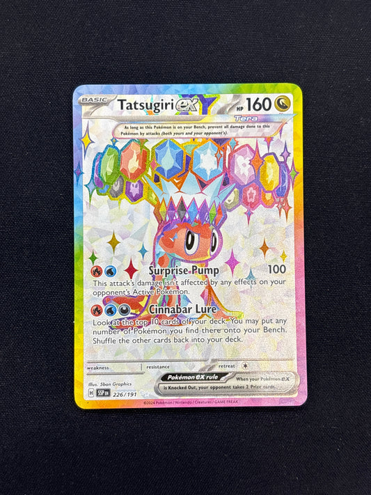 Auction Lot 37: Tatsugiri EX Full Art Card Conditions Vary