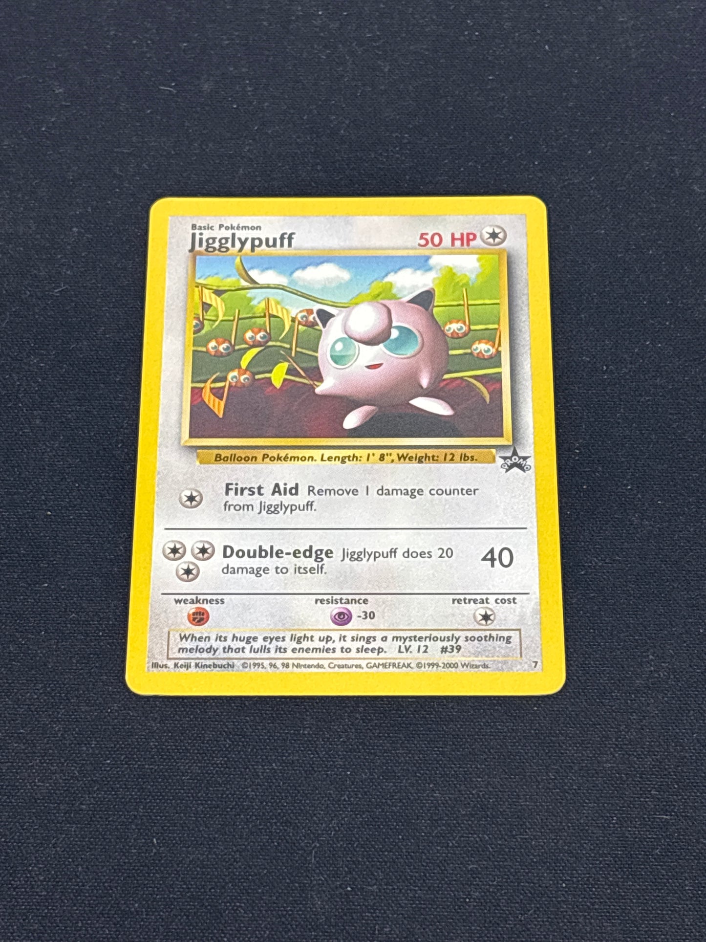 Auction Lot 236: Pokemon Cards Jigglypuff WOTC Black Star Promo Condition Vary
