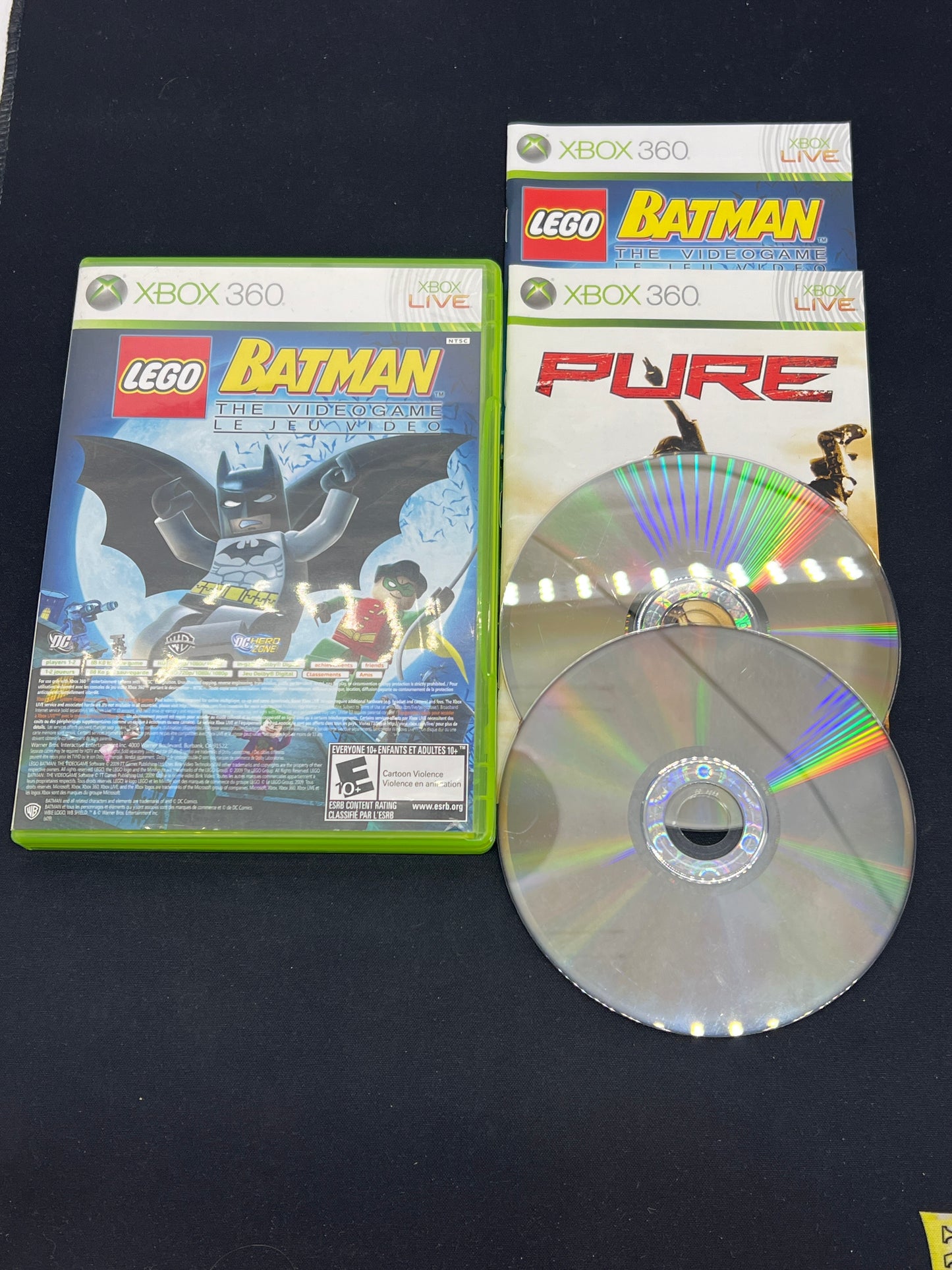 Auction Lot 157: XBOX 360 Video Game Pure & Lego Batman CIB