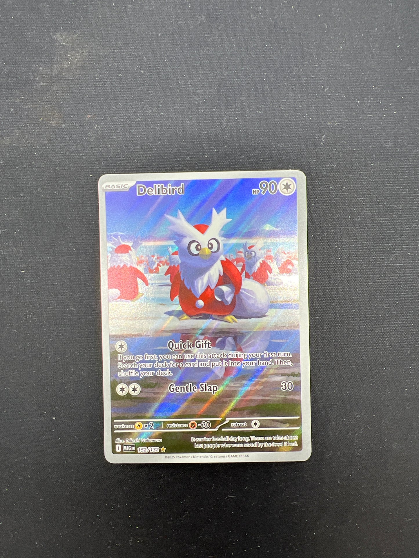 Auction Lot 24: Pokemon Cards Delibird Illustration Rare Mega Evolutions Conditions Vary