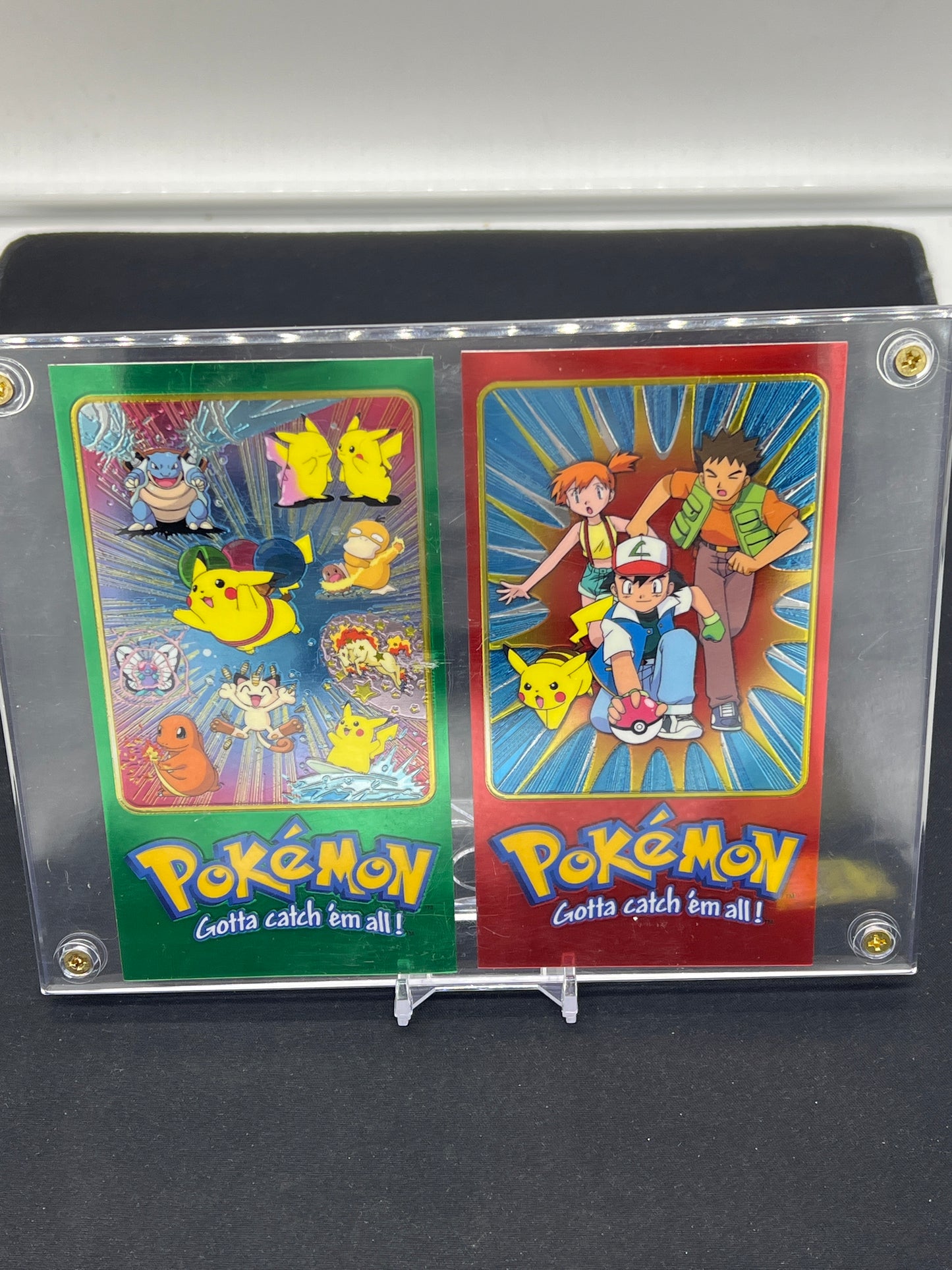 Auction Lot 1: Pokemon Cards Topps Tin Toppers Lot of 5 Full Set Metal Foil Conditions Vary