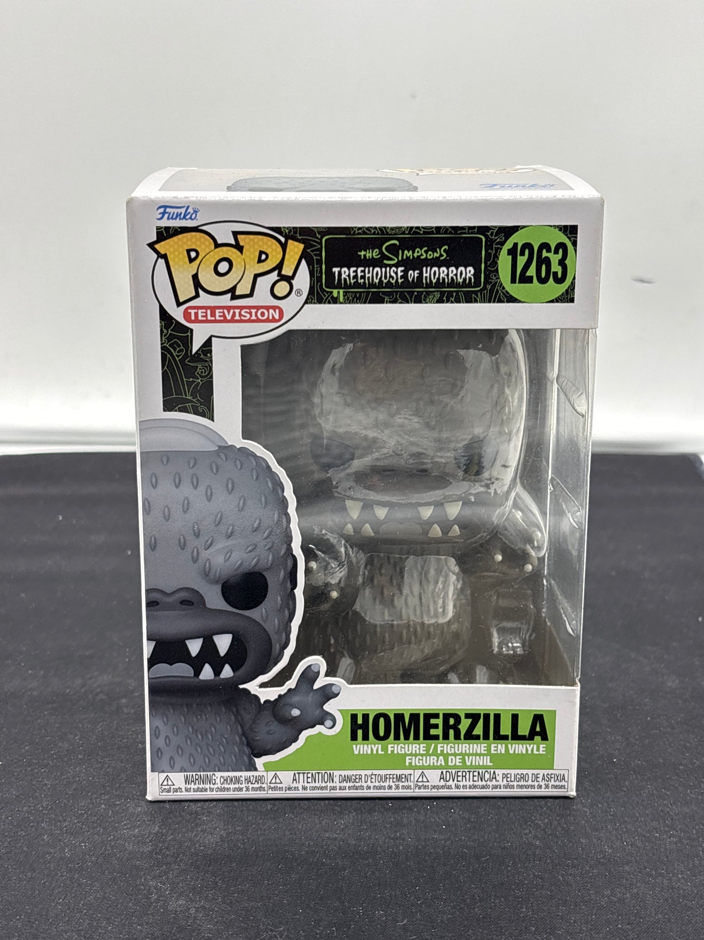 Auction Lot 13: POP Funko Simpsons Treehouse of Horror Homerzilla 1263 Figure