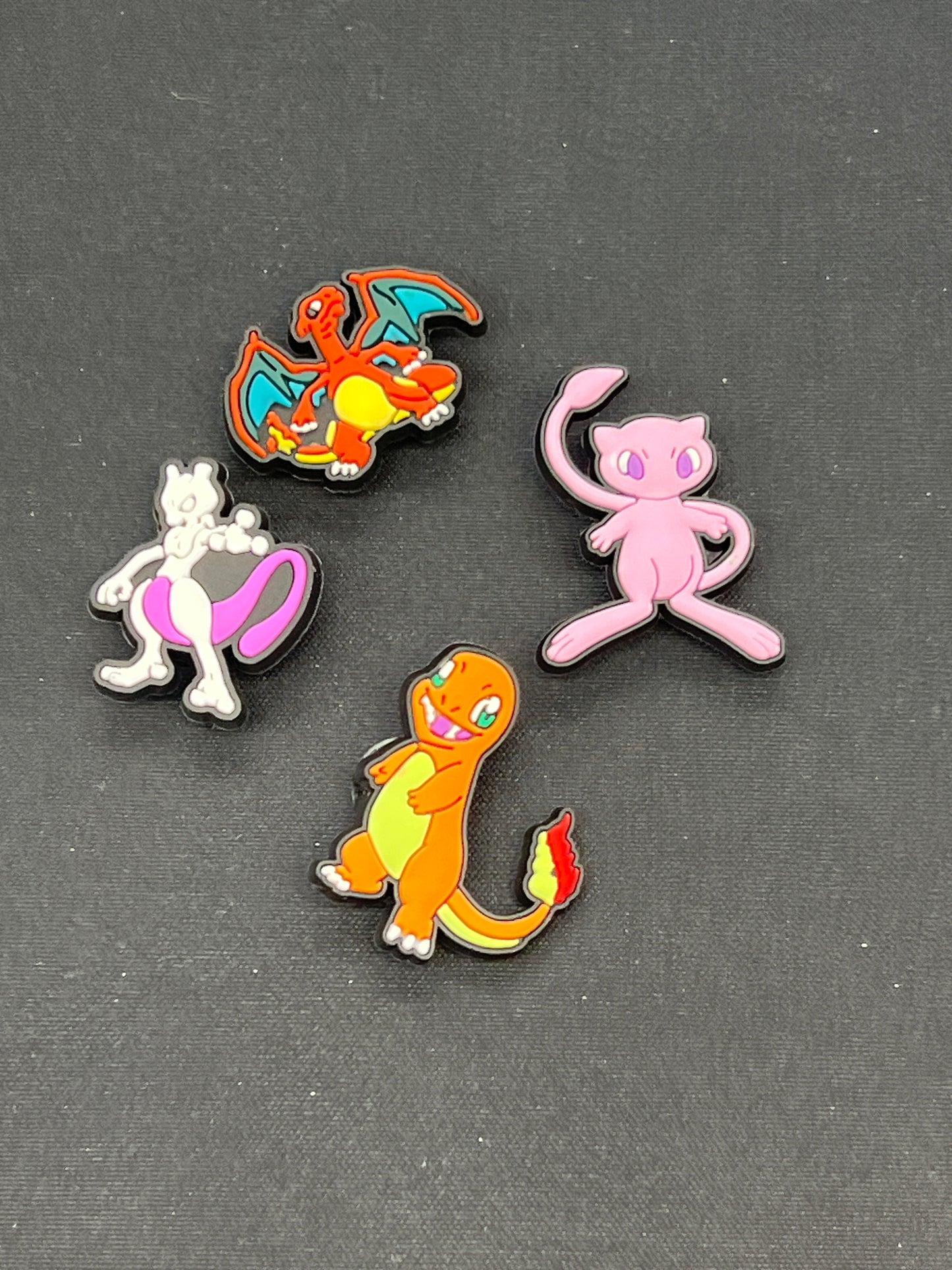 Auction Lot 178: Pokemon Croc Jibbits Lot of 4 Charizard Charmander Mew Mewtwo