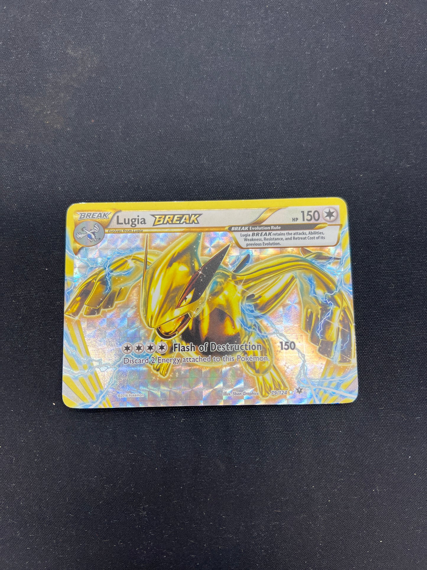 Auction Lot 71: Pokemon Cards Lugia Break Conditions Vary