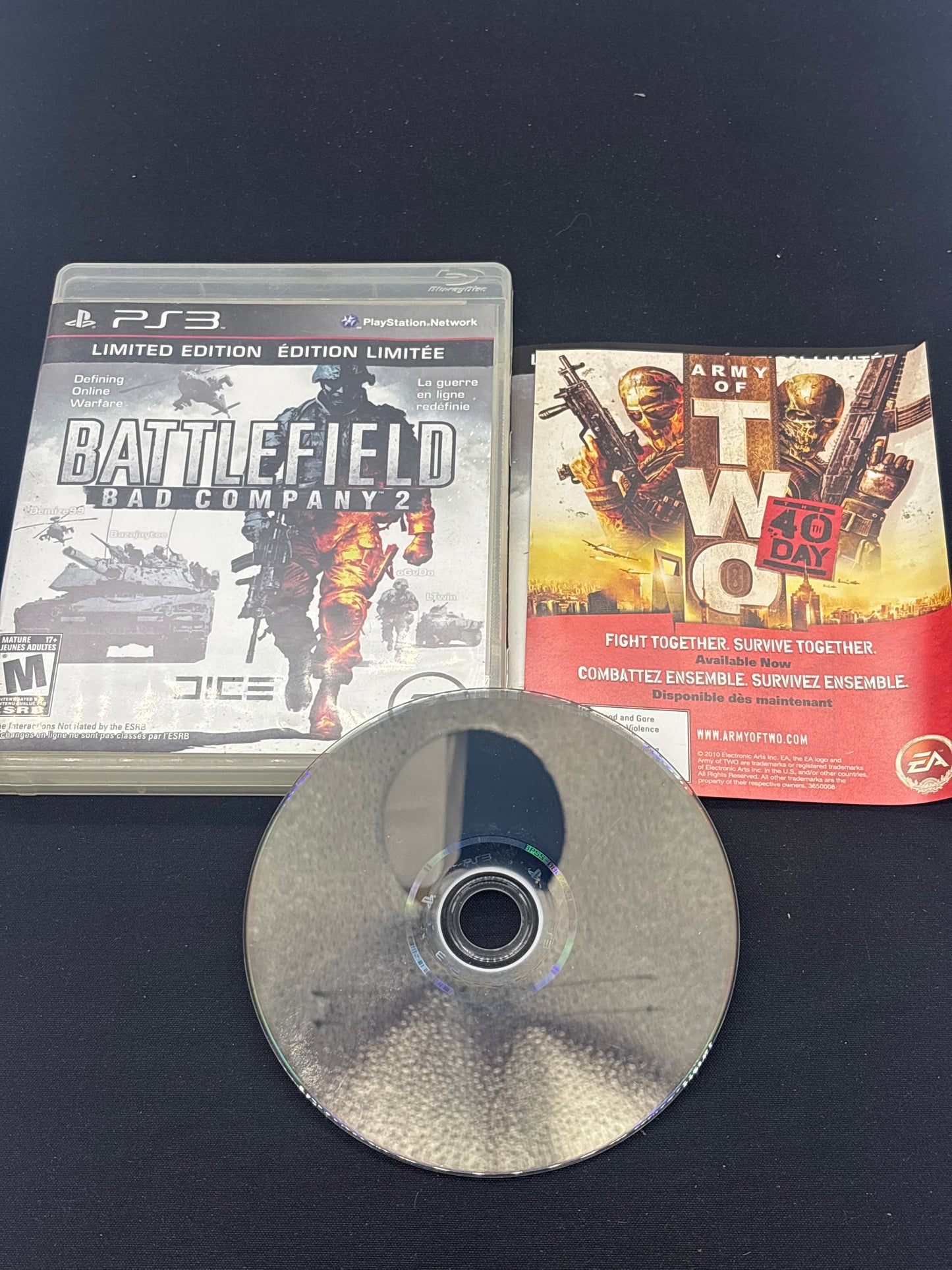 Auction Lot 82: PlayStation 3 Battlefield Bad Company 2 With Case & Disc