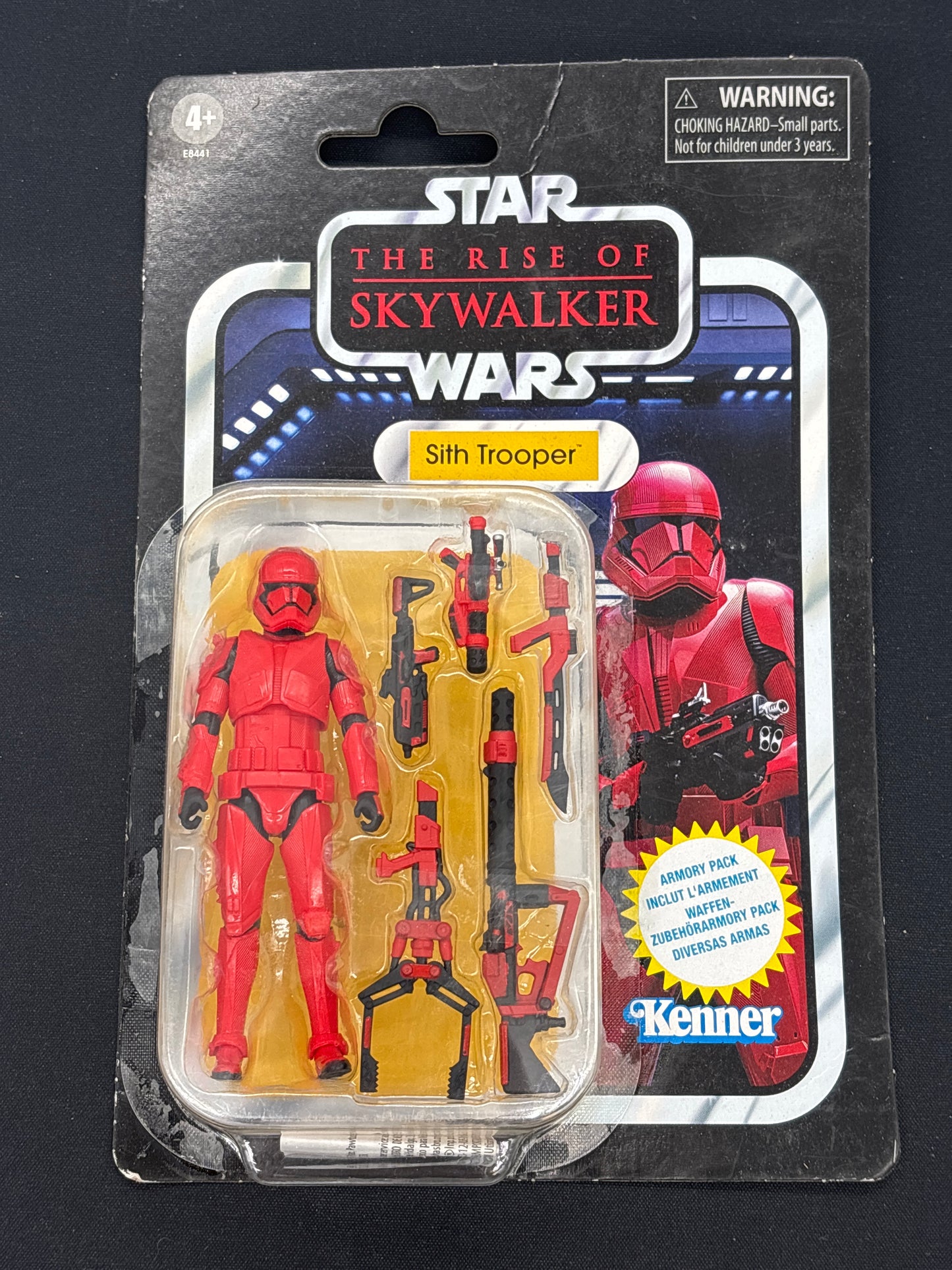 Auction Lot 70: Star Wars The Rise of Skywalker Sith Trooper Vintage Collection Kenner Figure