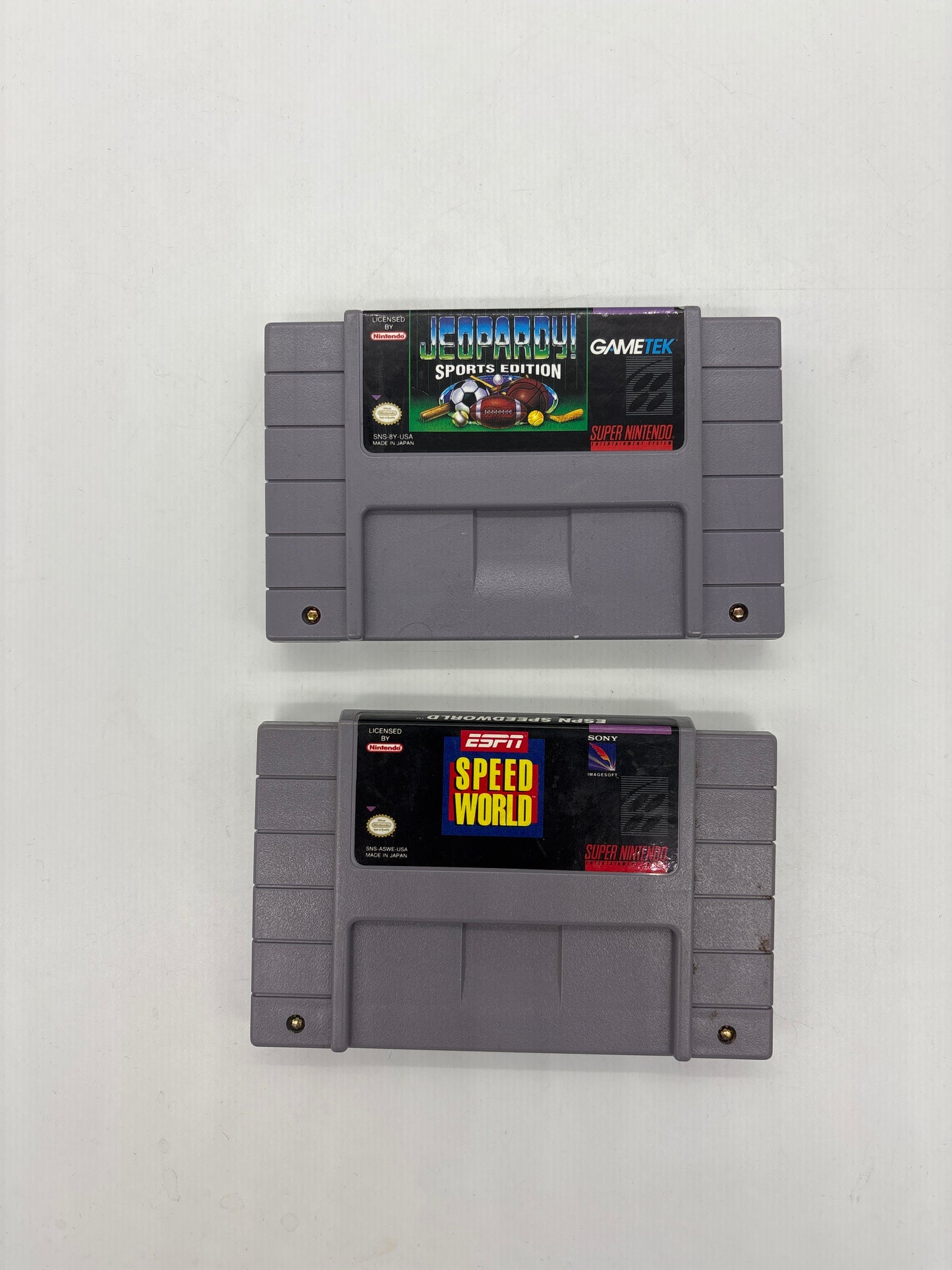 Auction Lot 162: Nintendo SNES Loose Sports Video Game Lot 5