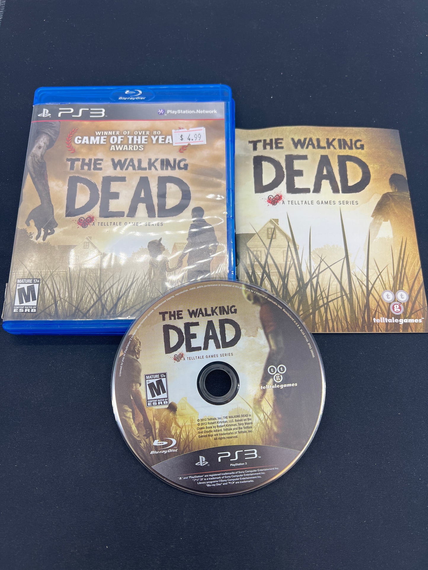 Auction Lot 122: PlayStation 3 Video Game The Walking Dead CIB