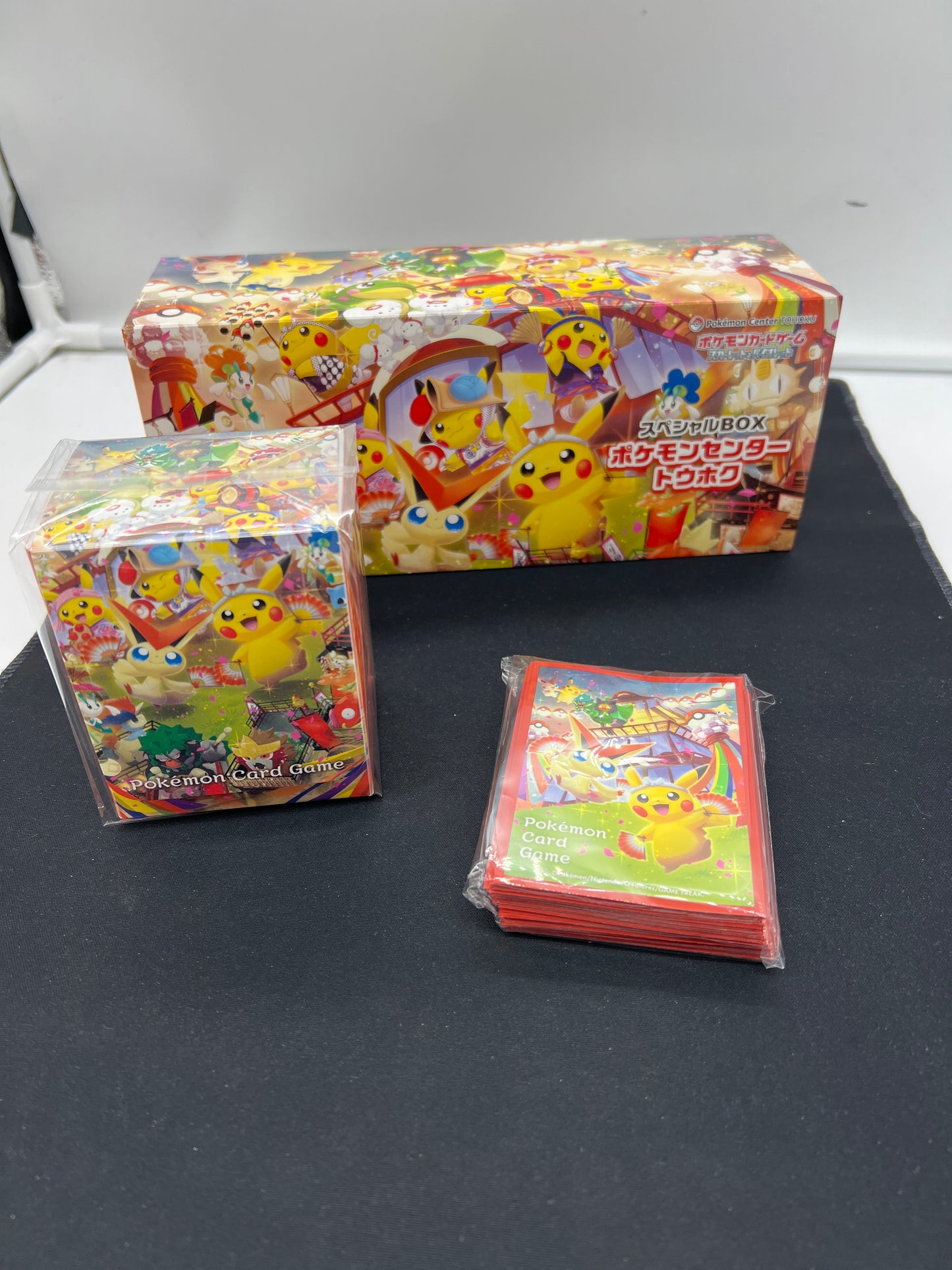 Auction Lot 274: Pokemon Card Tohoku Box EMPTY With Accessories