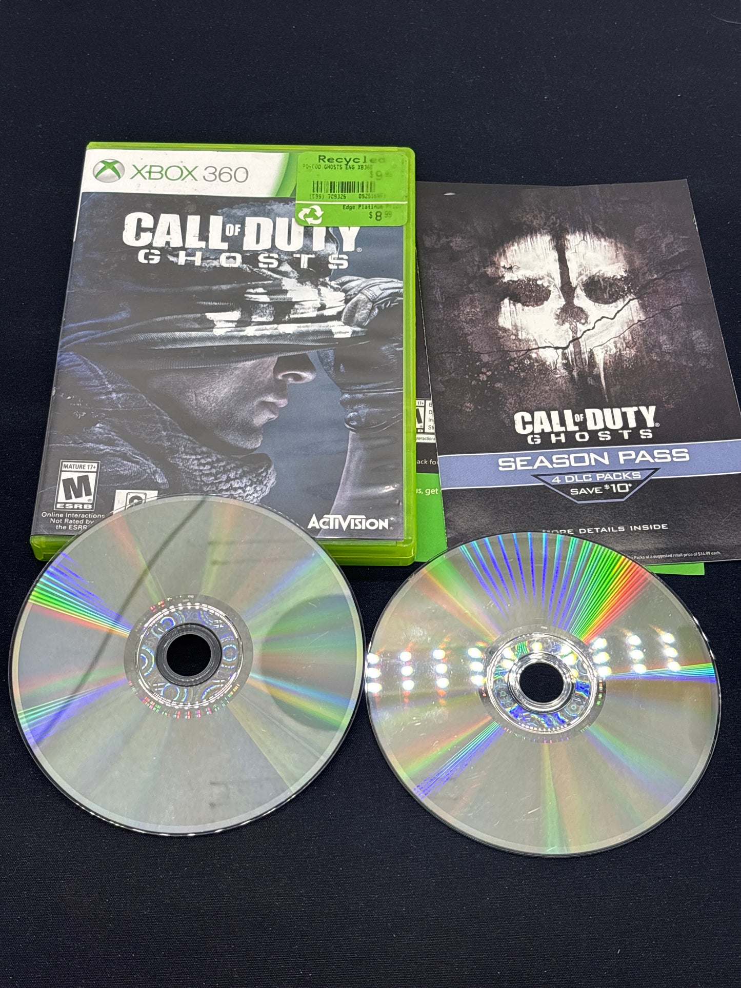 Auction Lot 47: XBOX 360 Call of Duty Ghosts CIB