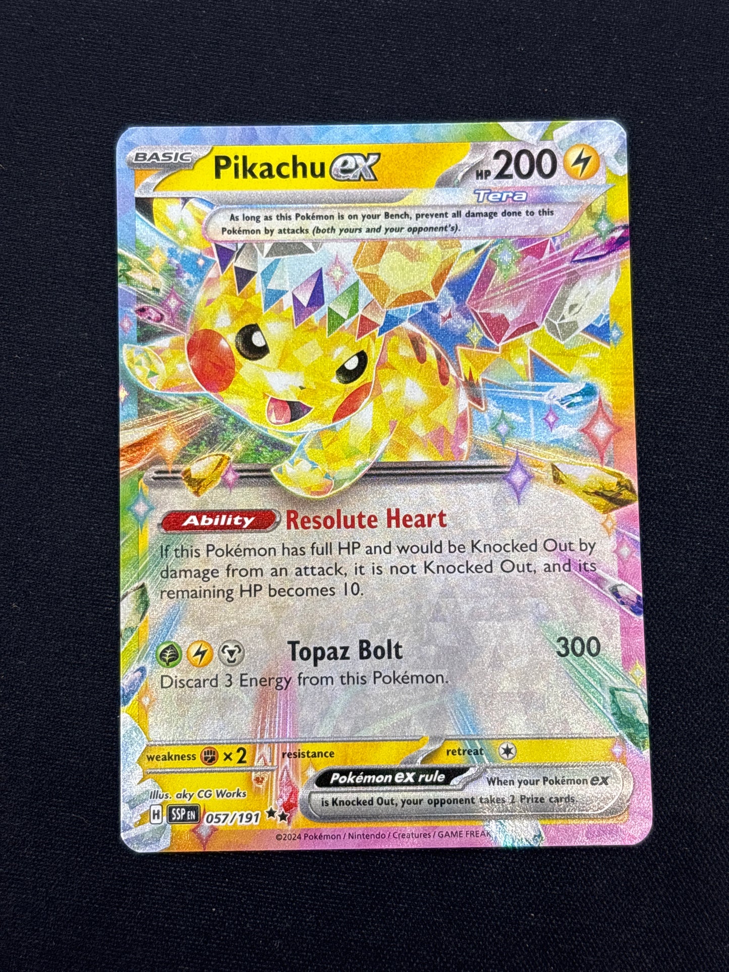 Auction Lot 268: Pokemon Pikachu EX Card Conditions Vary