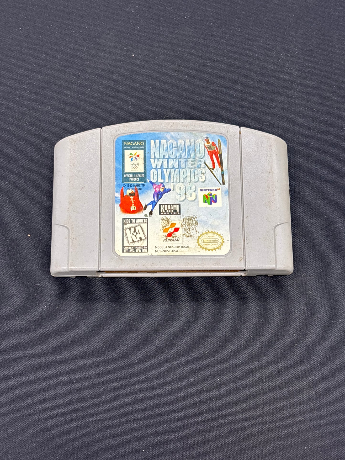 Auction Lot 212: Nintendo 64 Nagano Winter Olympics 98 Game Cartridge