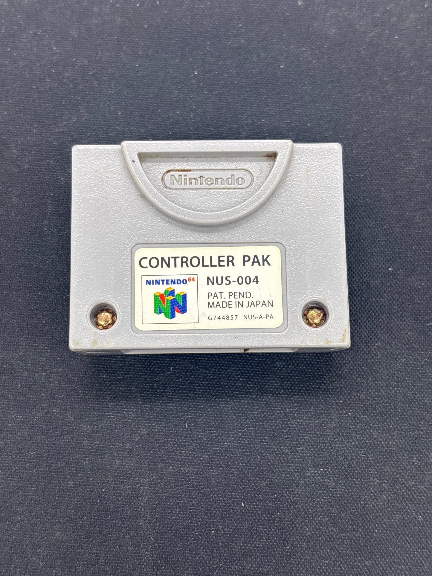 Auction Lot 164: Nintendo 64 Controller Pak Memory Card