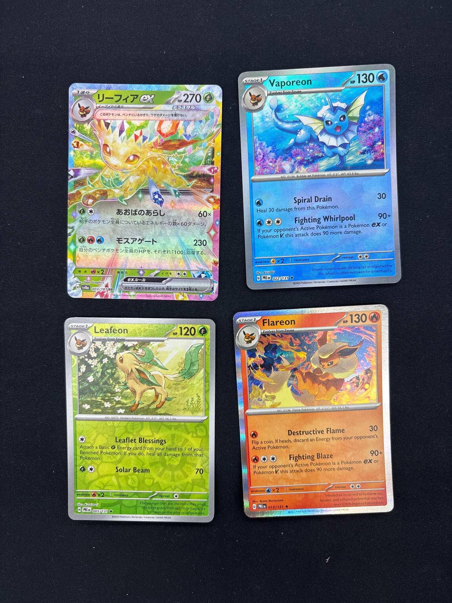 Auction Lot 260: Eeveelution Card Lot Conditions Vary