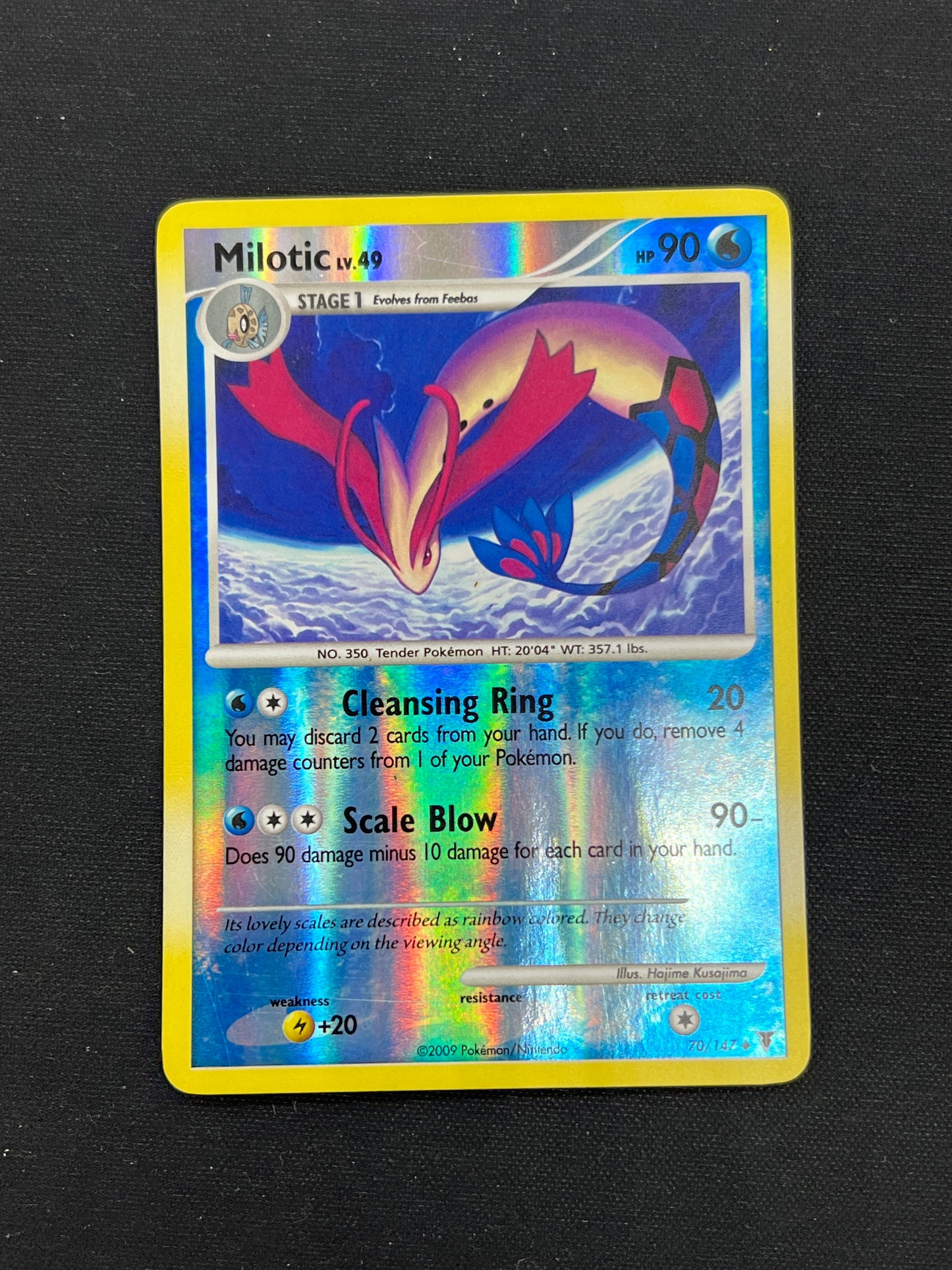 Auction Lot 93: Pokemon Cards Milotic Reverse Holo Supreme Victors Conditions Vary