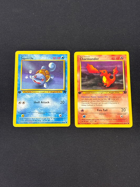 Auction Lot 312: Pokemon WOTC 1st Edition Team Rocket Card Lot Conditions Vary