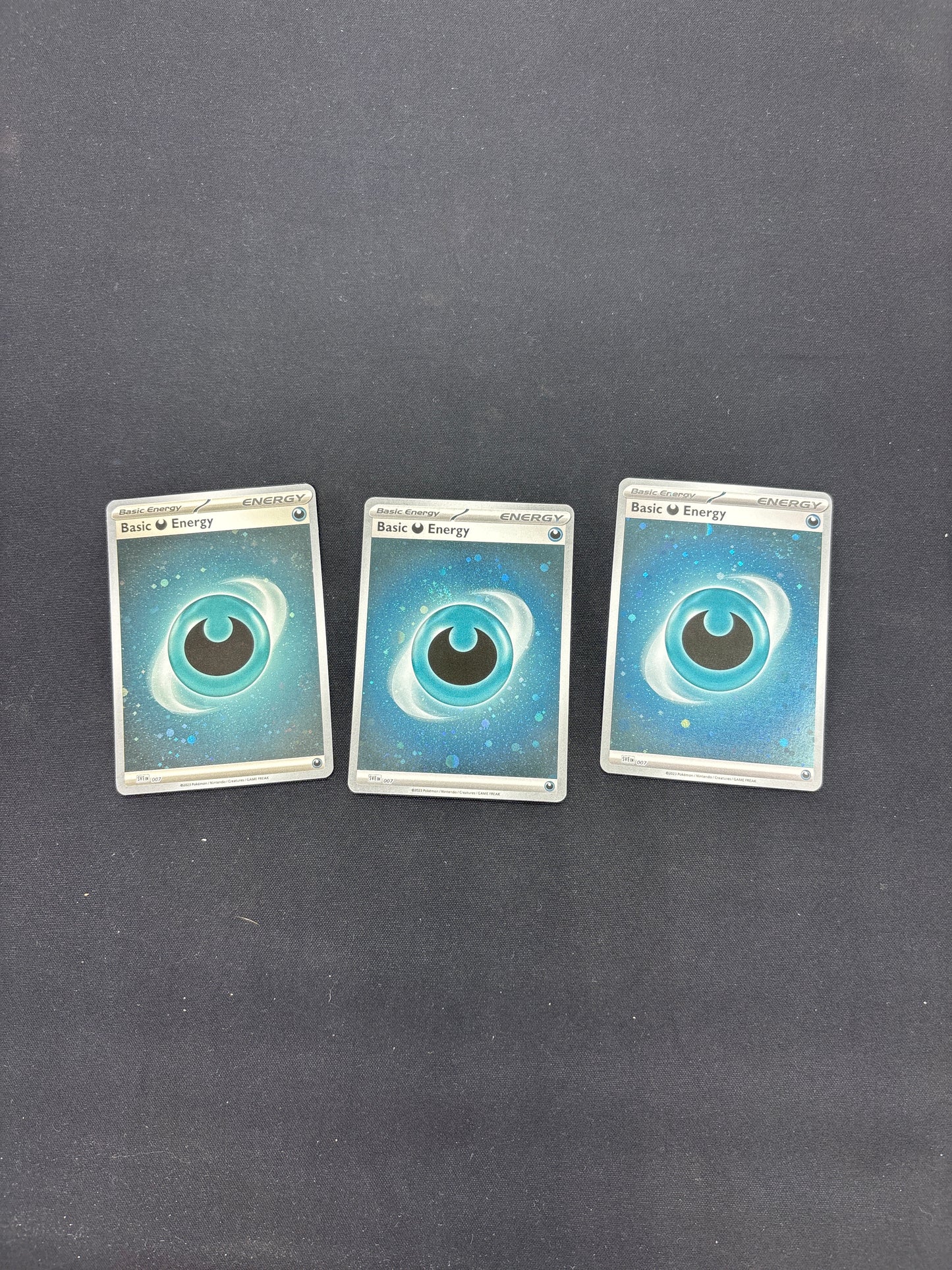 Auction Lot 254: Pokemon Dark Holo Energy Card Lot 2 Conditions Vary