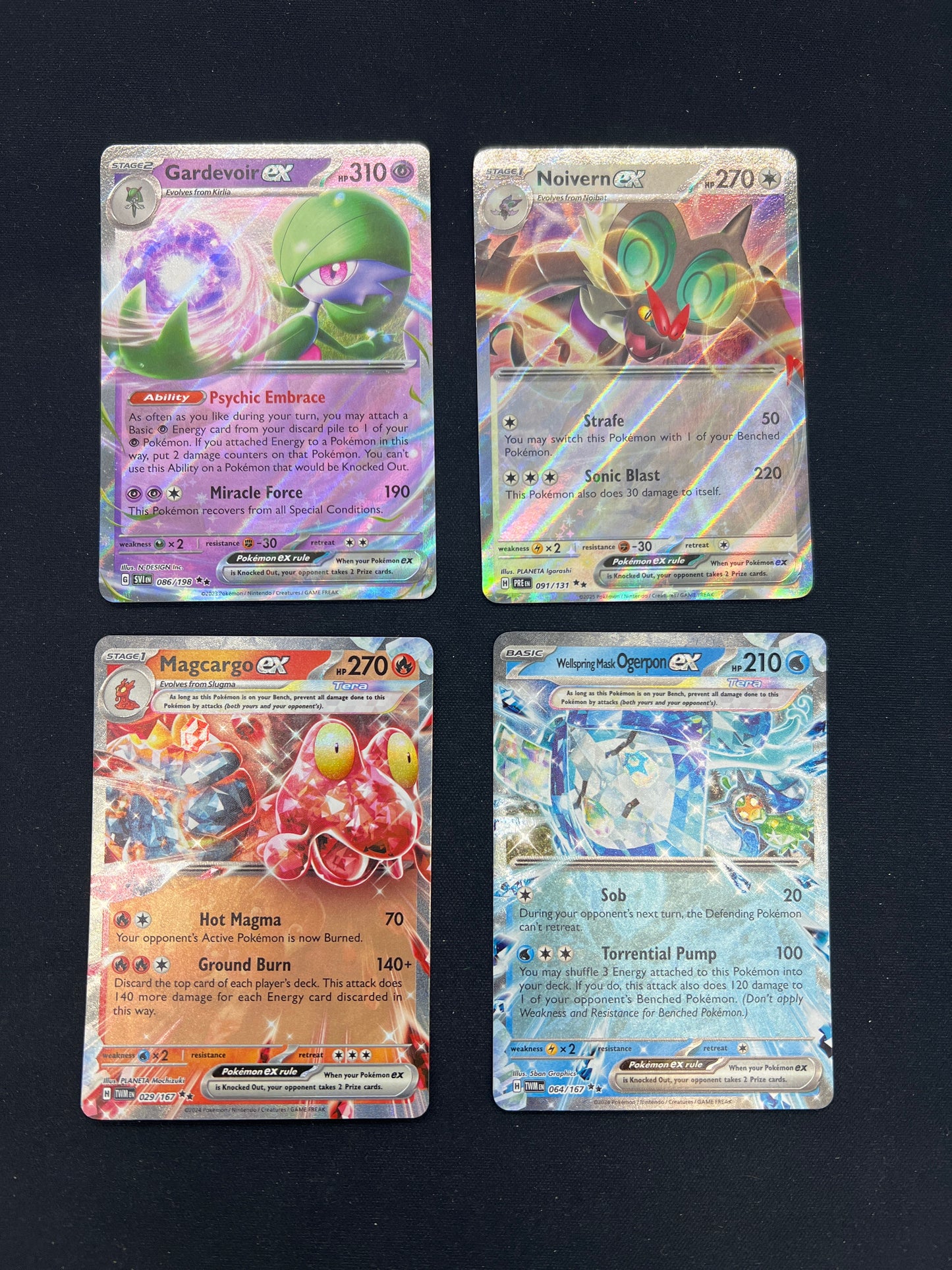 Auction Lot 463: Pokémon Cards SV EX Card Lot Conditions Vary