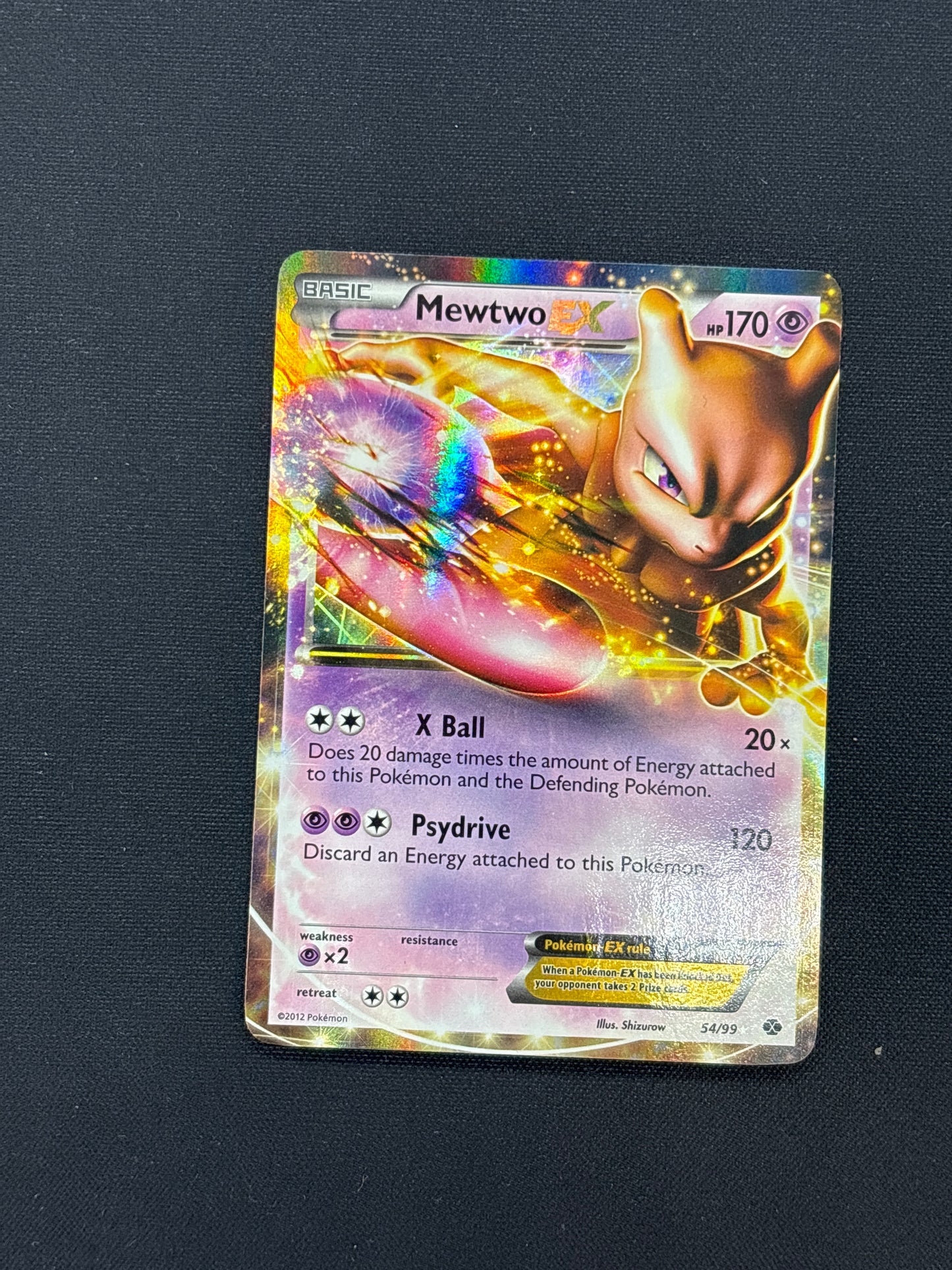 Auction Lot 20: Mewtwo EX Card Conditions Vary